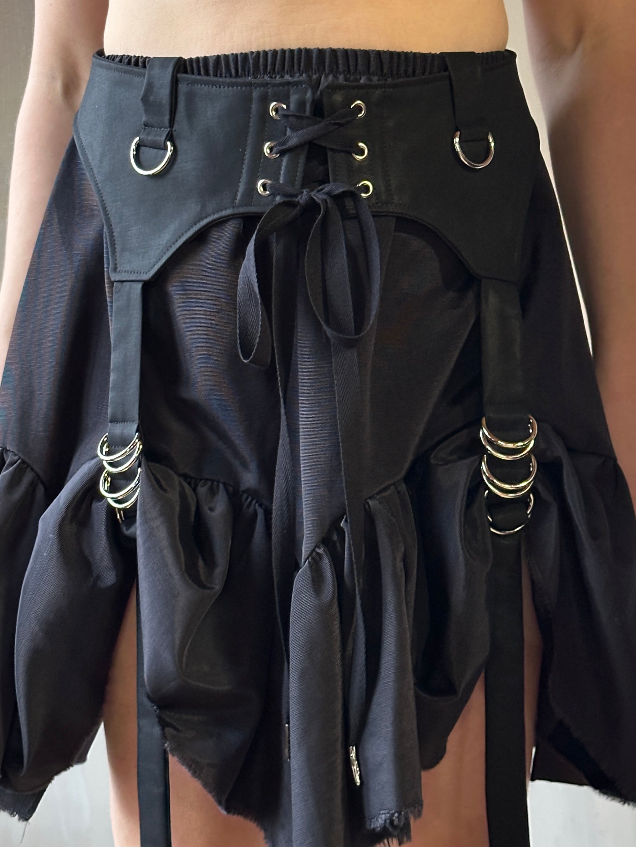 FW'24: Garter Belt for Skirts in Wool Sateen