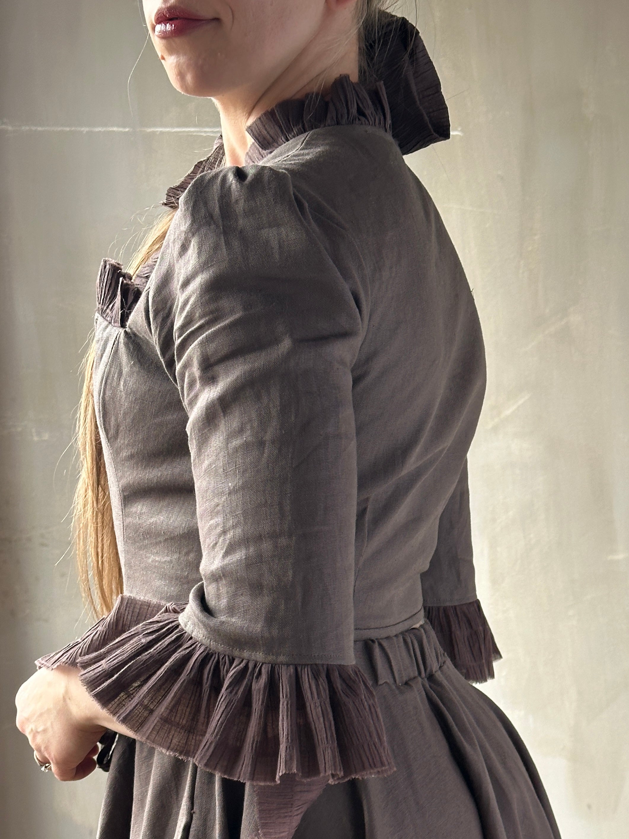 SS '26: Pastorale Set in Mauve Earth Linen (Pre-Order)