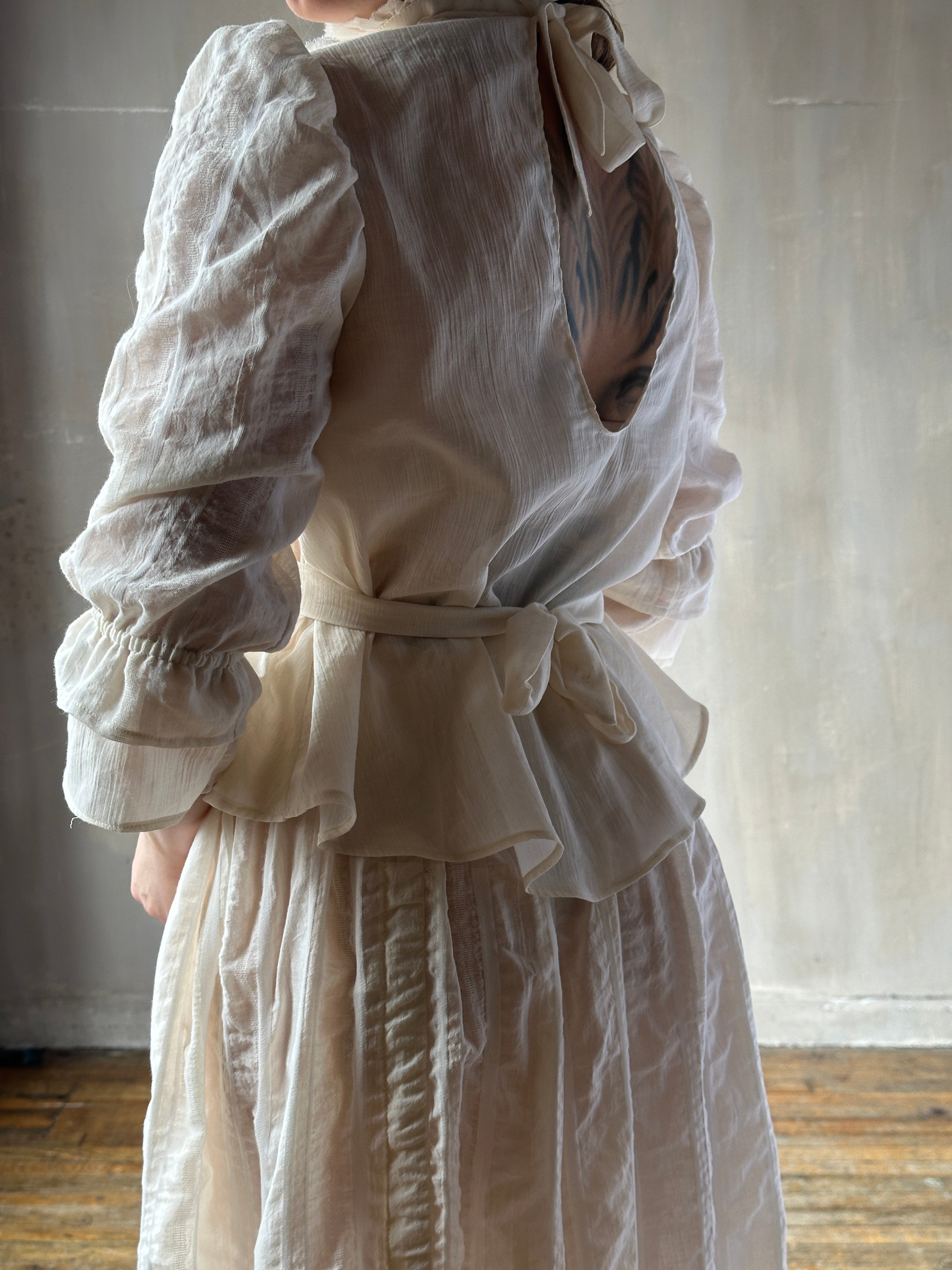 Spring '26: "Carmilla" Set in Ivory Stripe (Pre-Order)