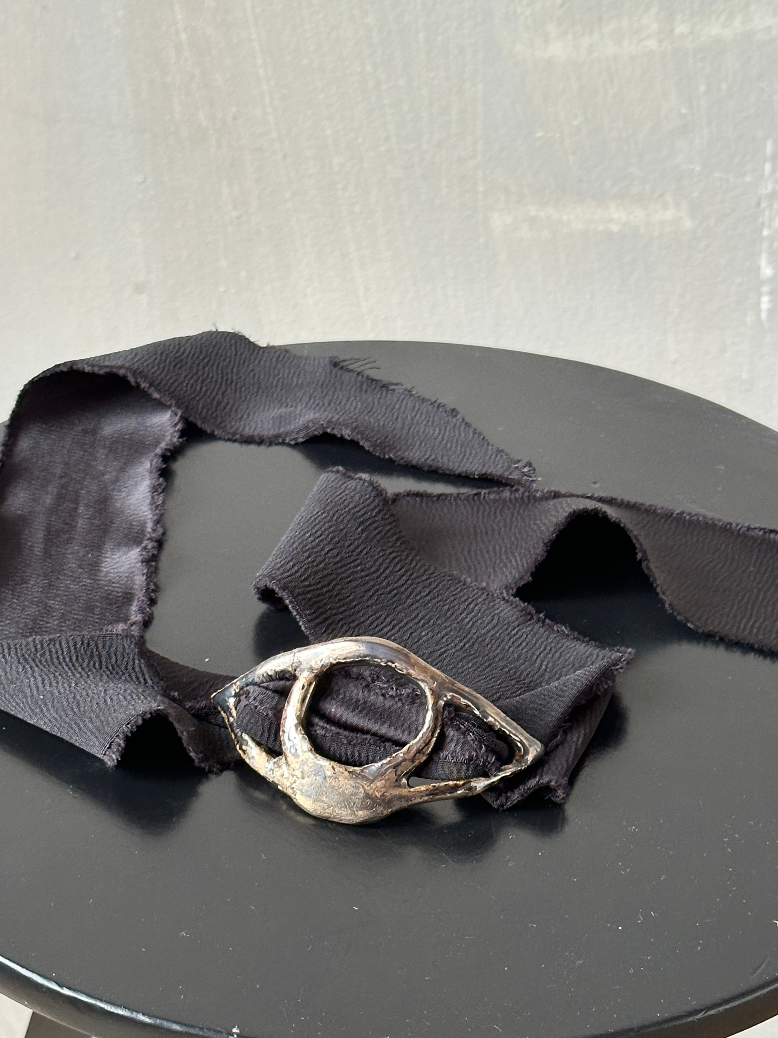 Spring '26: Ceramic "Lunar Eye" Choker in Liquid Bronze (Pre-Order, Limited Edition)