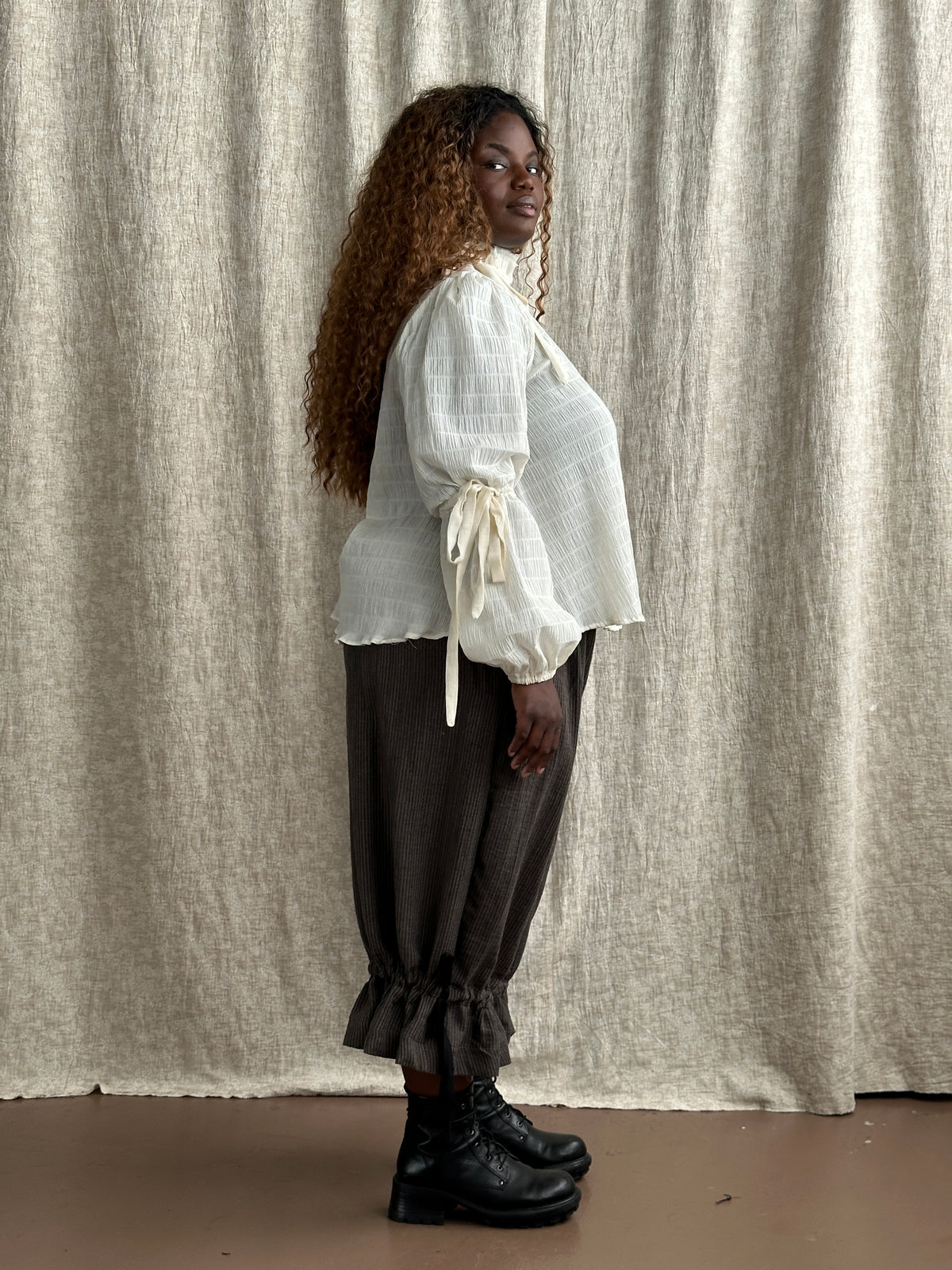 FW '26: Chamber Blouse Ivory (Pre-Order)