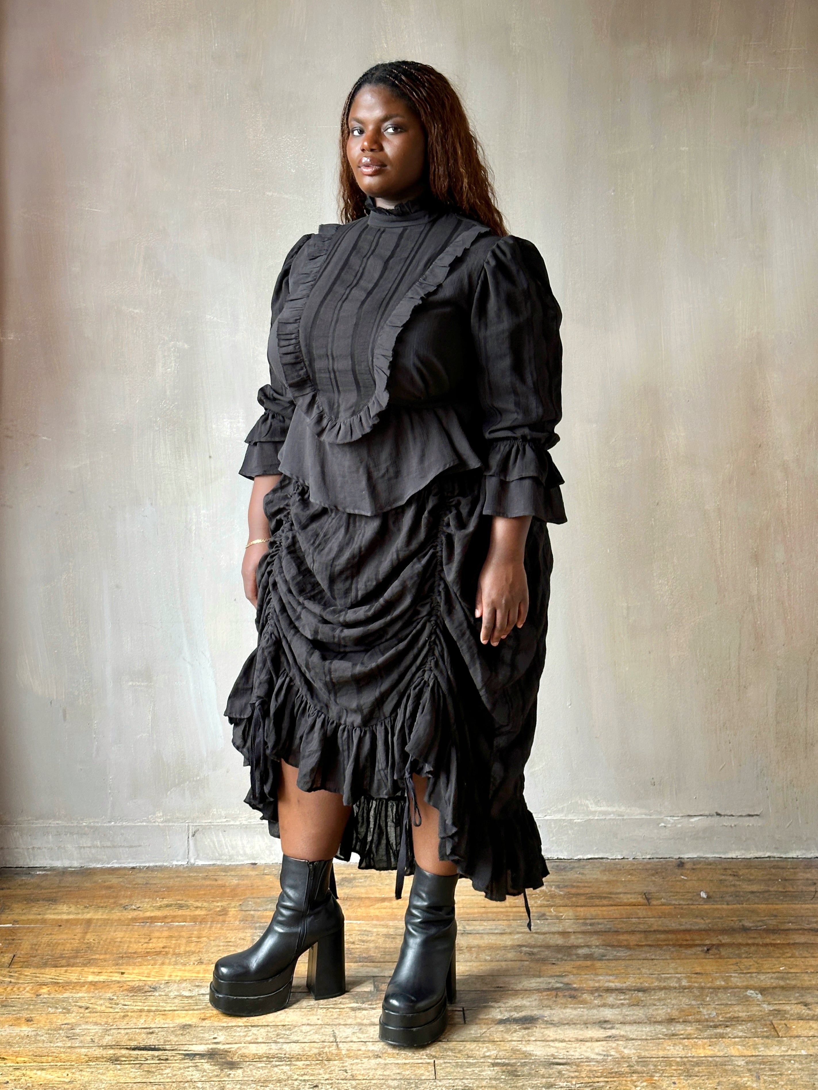 Spring '26: "Carmilla" Set in Black Stripe (Pre-Order)