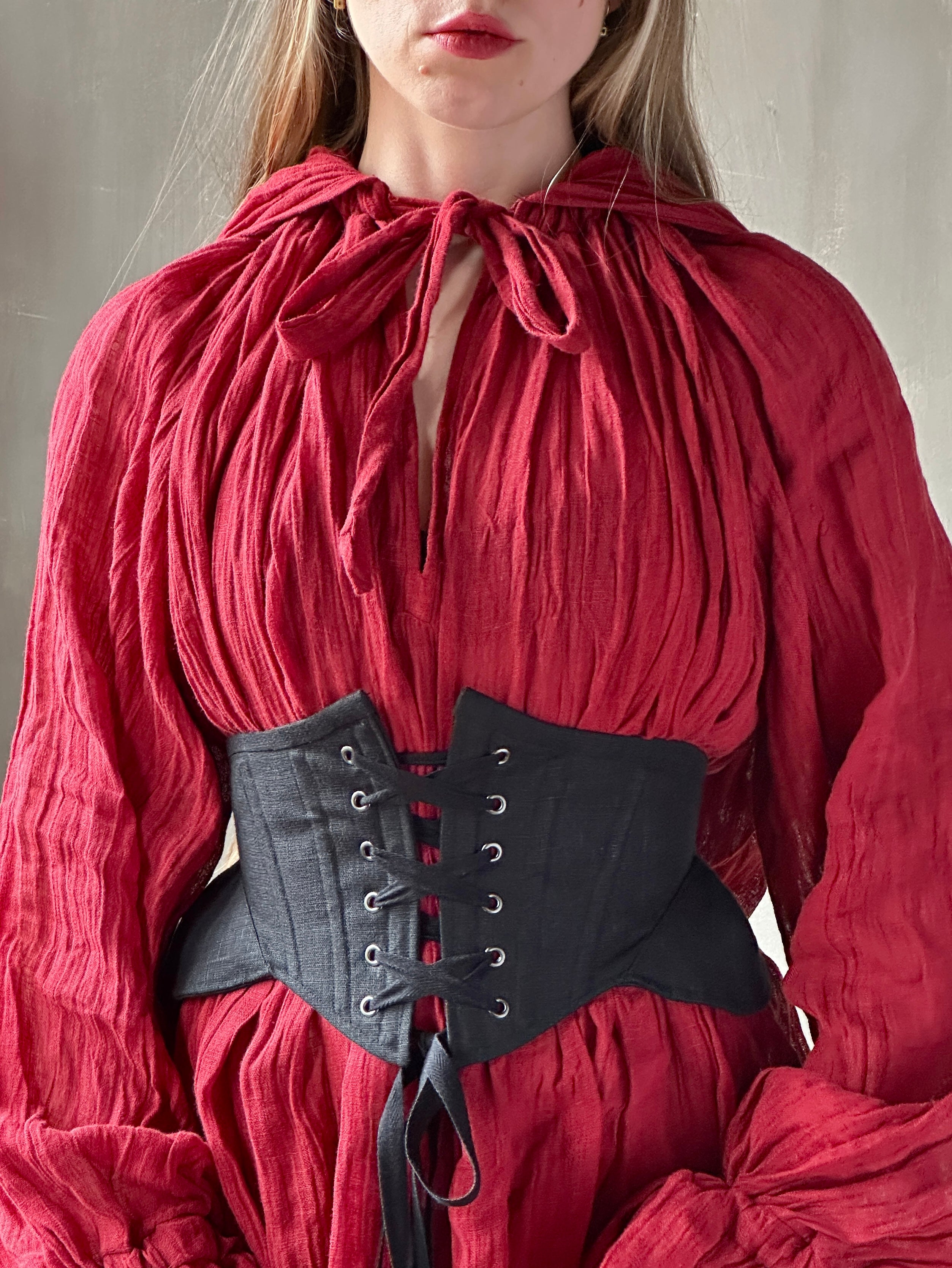 Severina Corset Belt in Baltic Linen (Limited Edition)