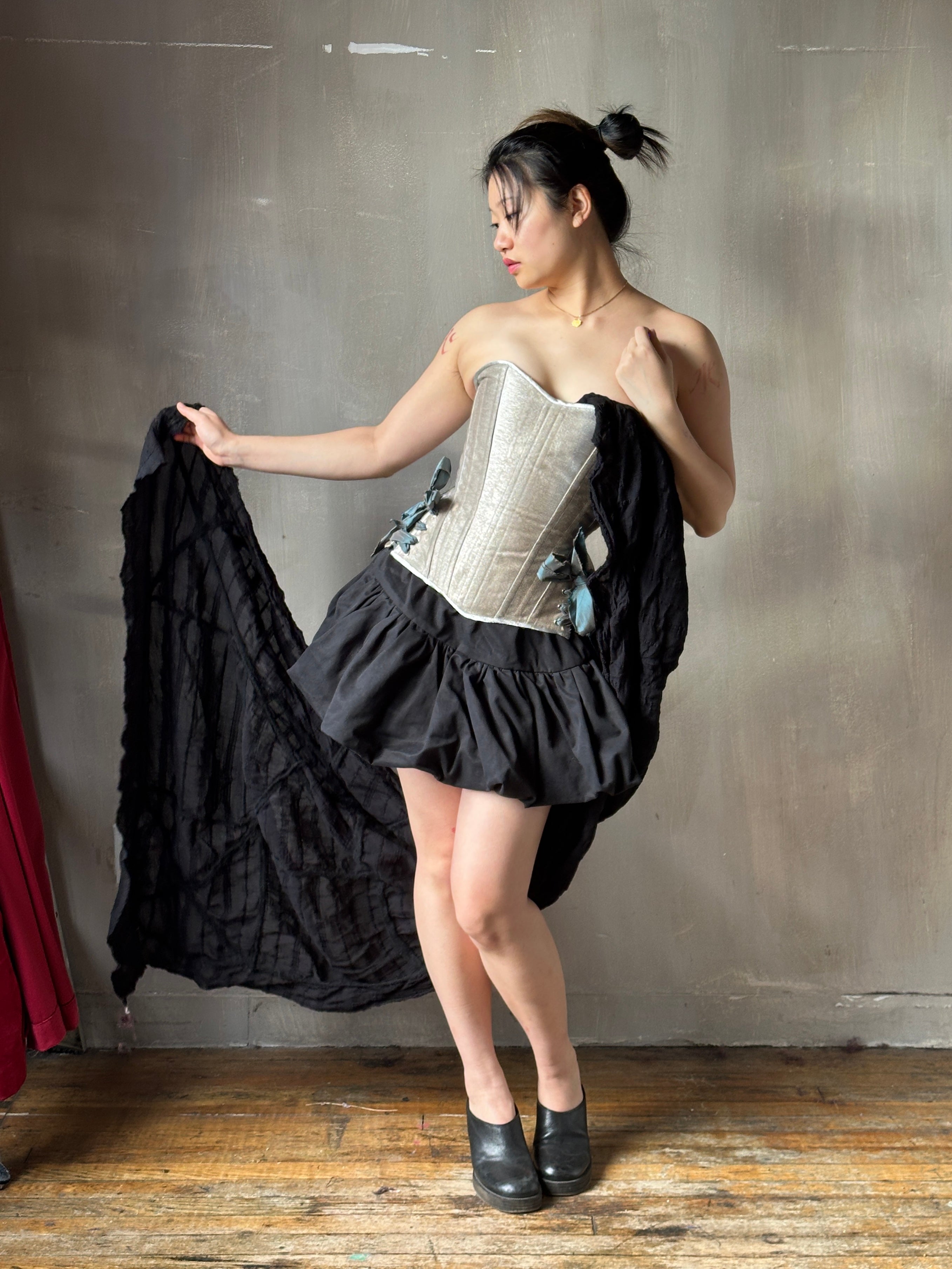 Sample Sale: Argyle Felted Shawl (OOAK)