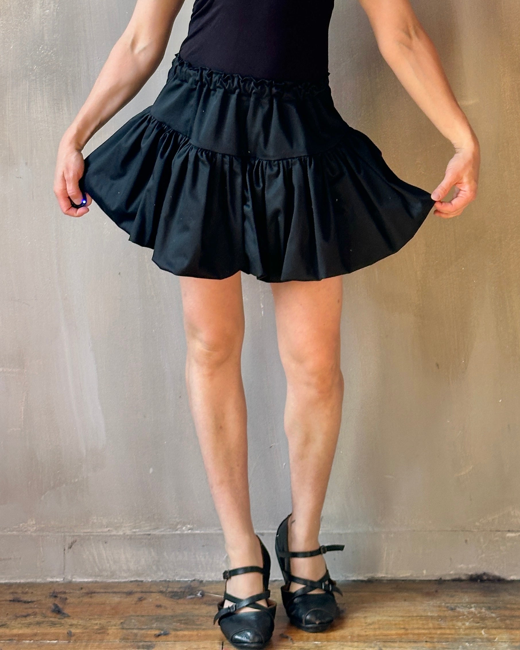 Spring '25: Bubble Skort in Cotton Sateen