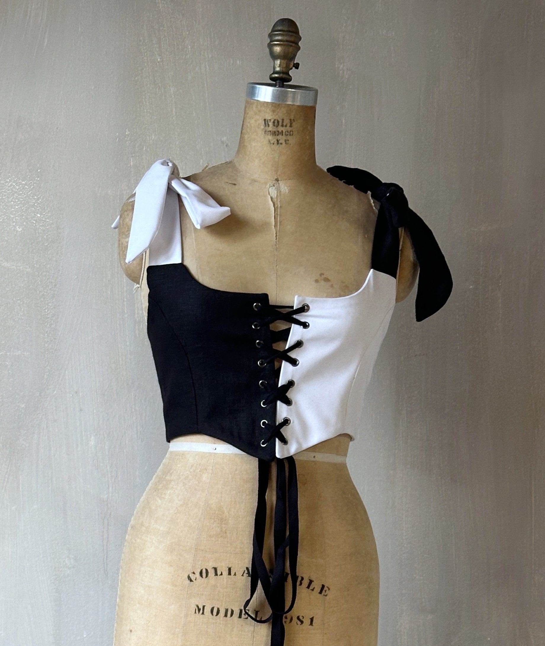 Duo-Tone Corset Vest