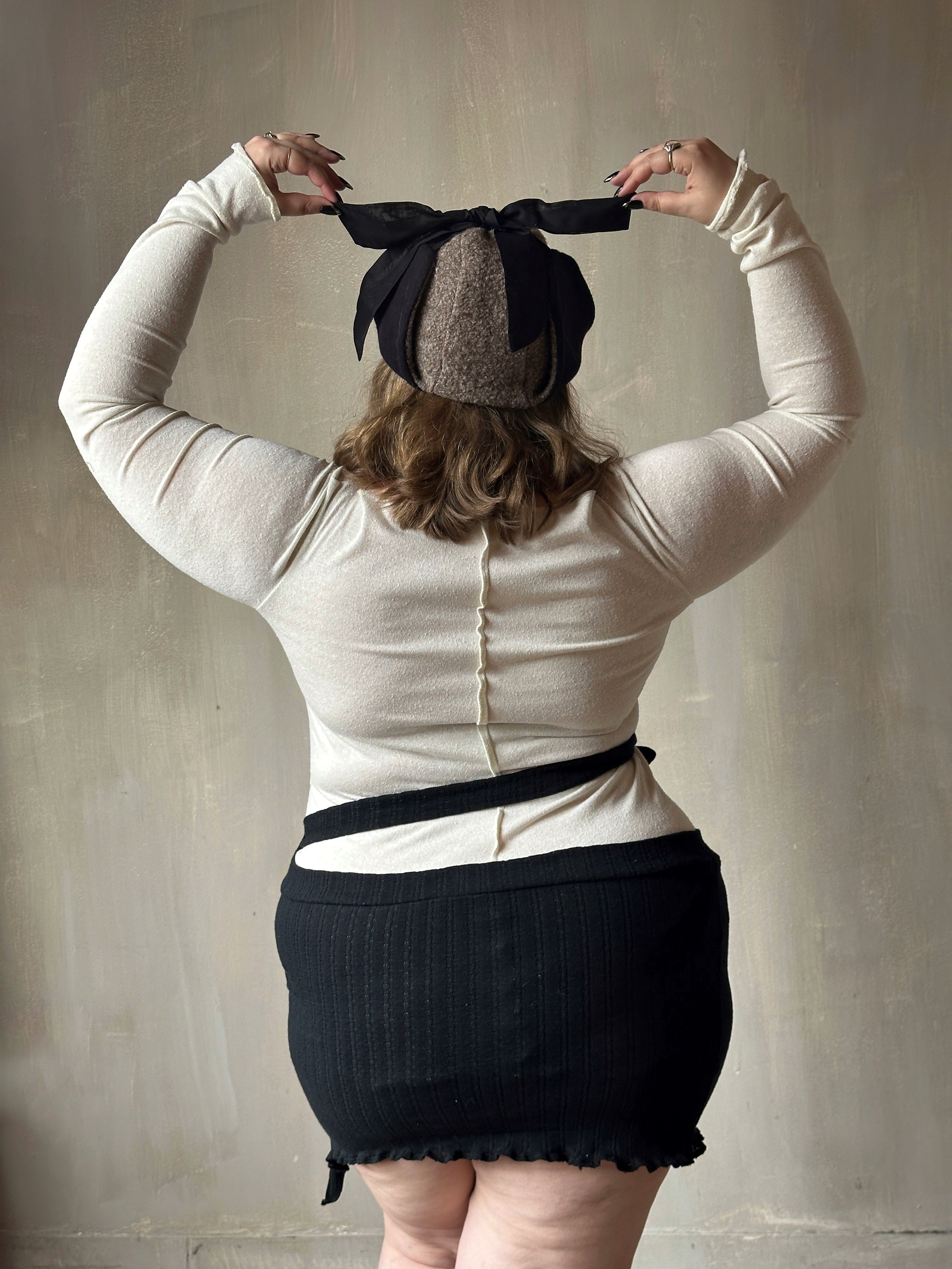 Winter '25 Reverse Seam Boat Neck Tunic in Silk Jersey (In Stock, Limited Edition)