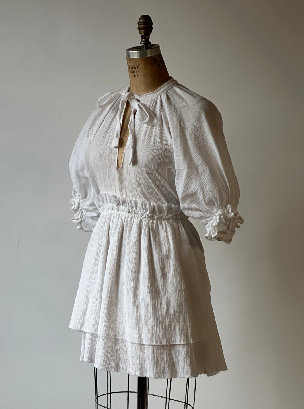 Sample Sale: Ivory Mini Dress (Up to 40