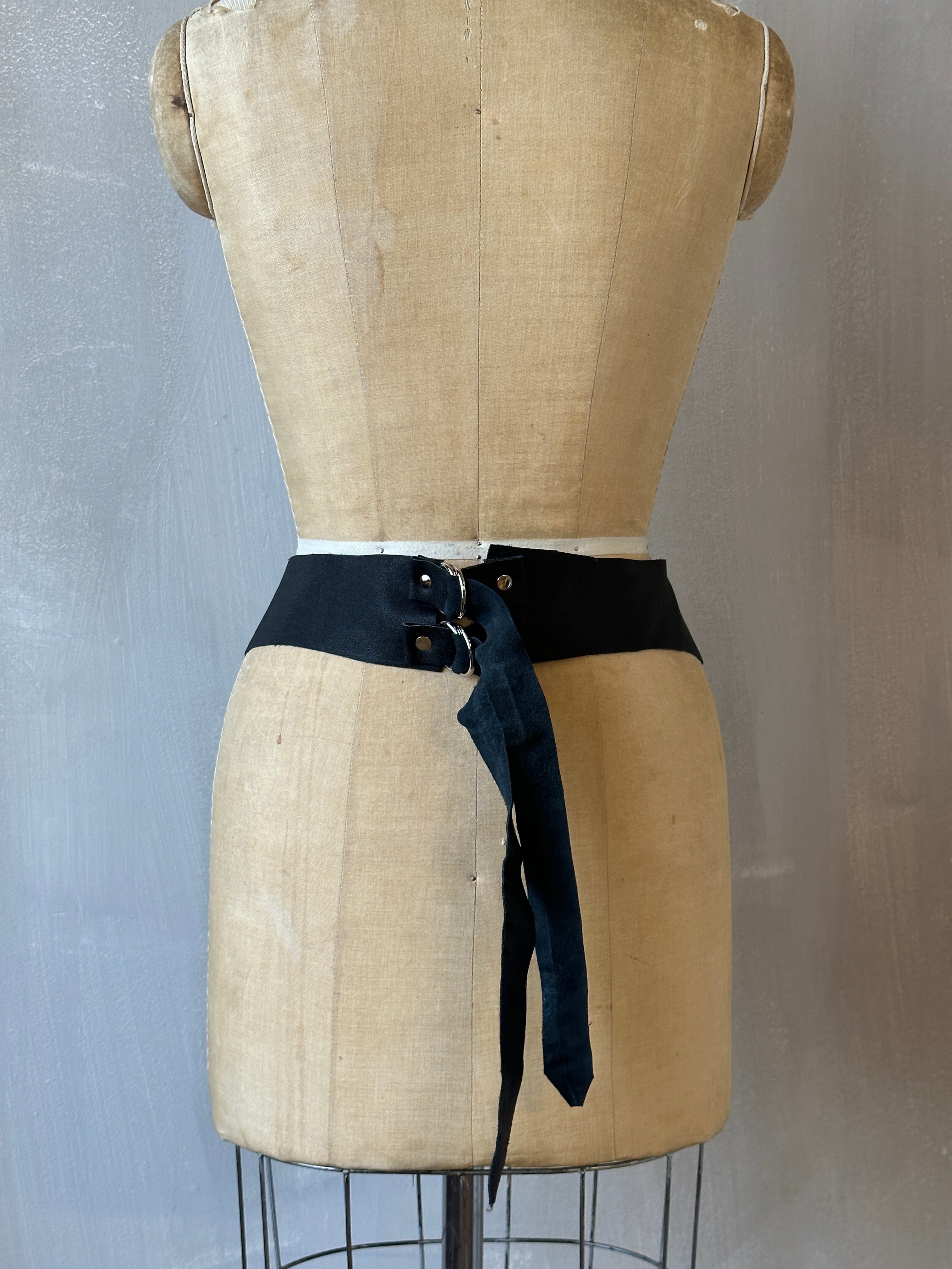 Sample Sale:  Leather Garter/Belt (Size II)