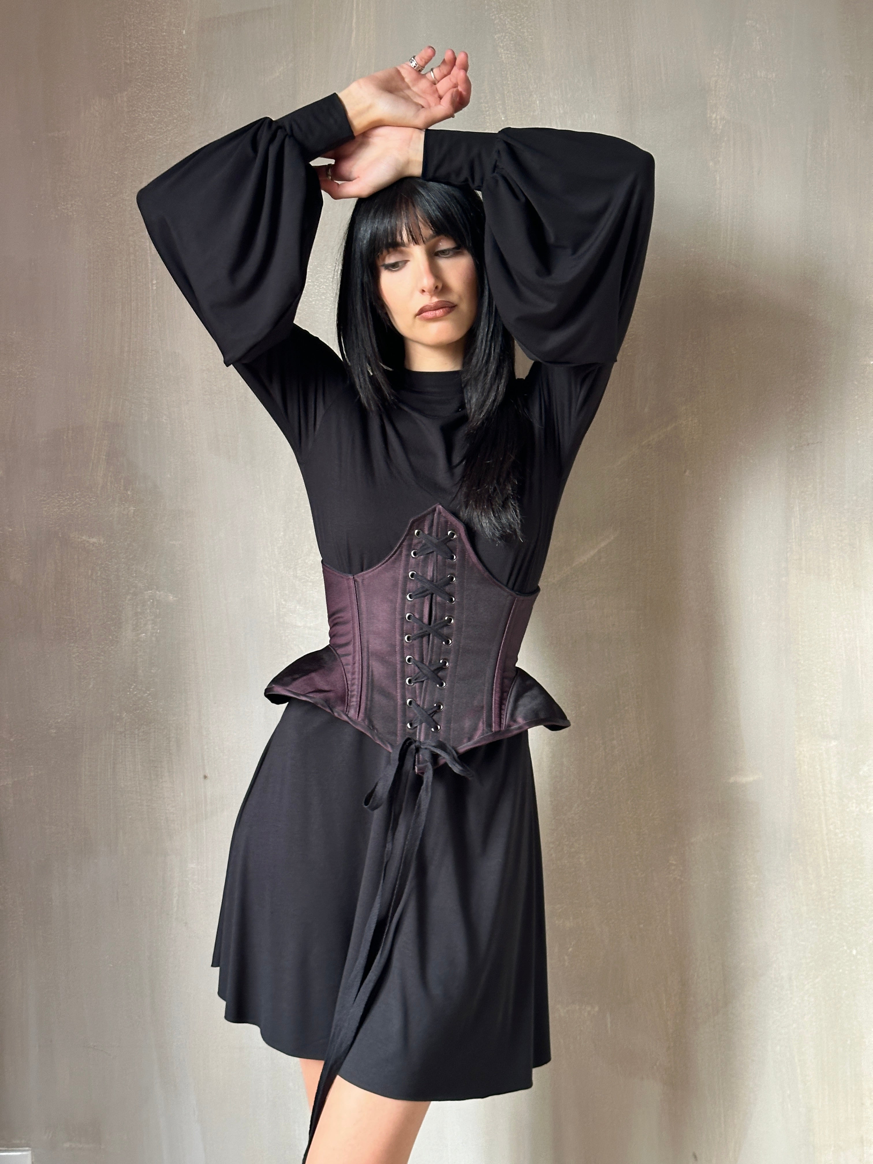 white christmas dresses Long Sleeves Black Corset A-line Short Homecoming Dress Ohmollydress white christmas dresses Long Sleeves Black Corset A-line Short Homecoming Dress Ohmollydress