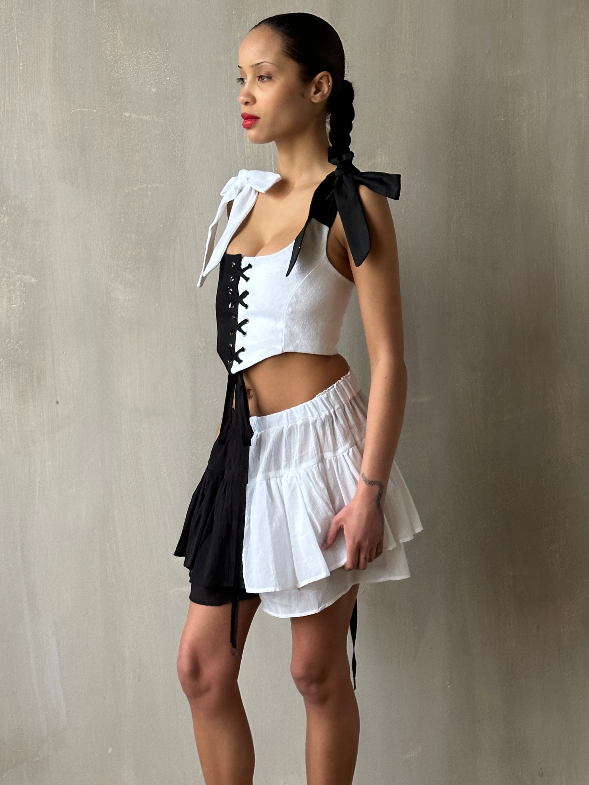 Duo-Tone Corset Vest