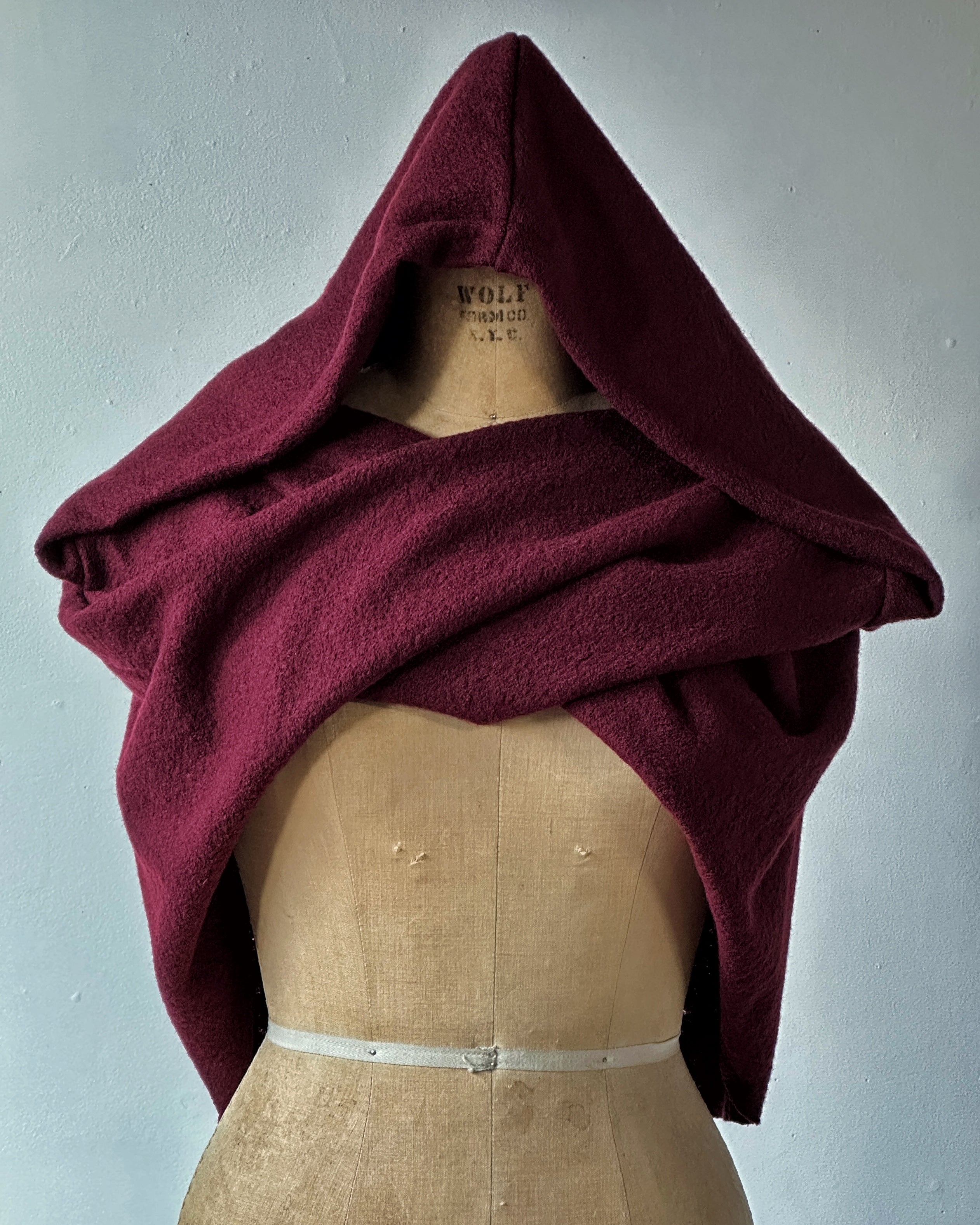 Mythic Cowl in Oxblood Wool (Pre-Order)