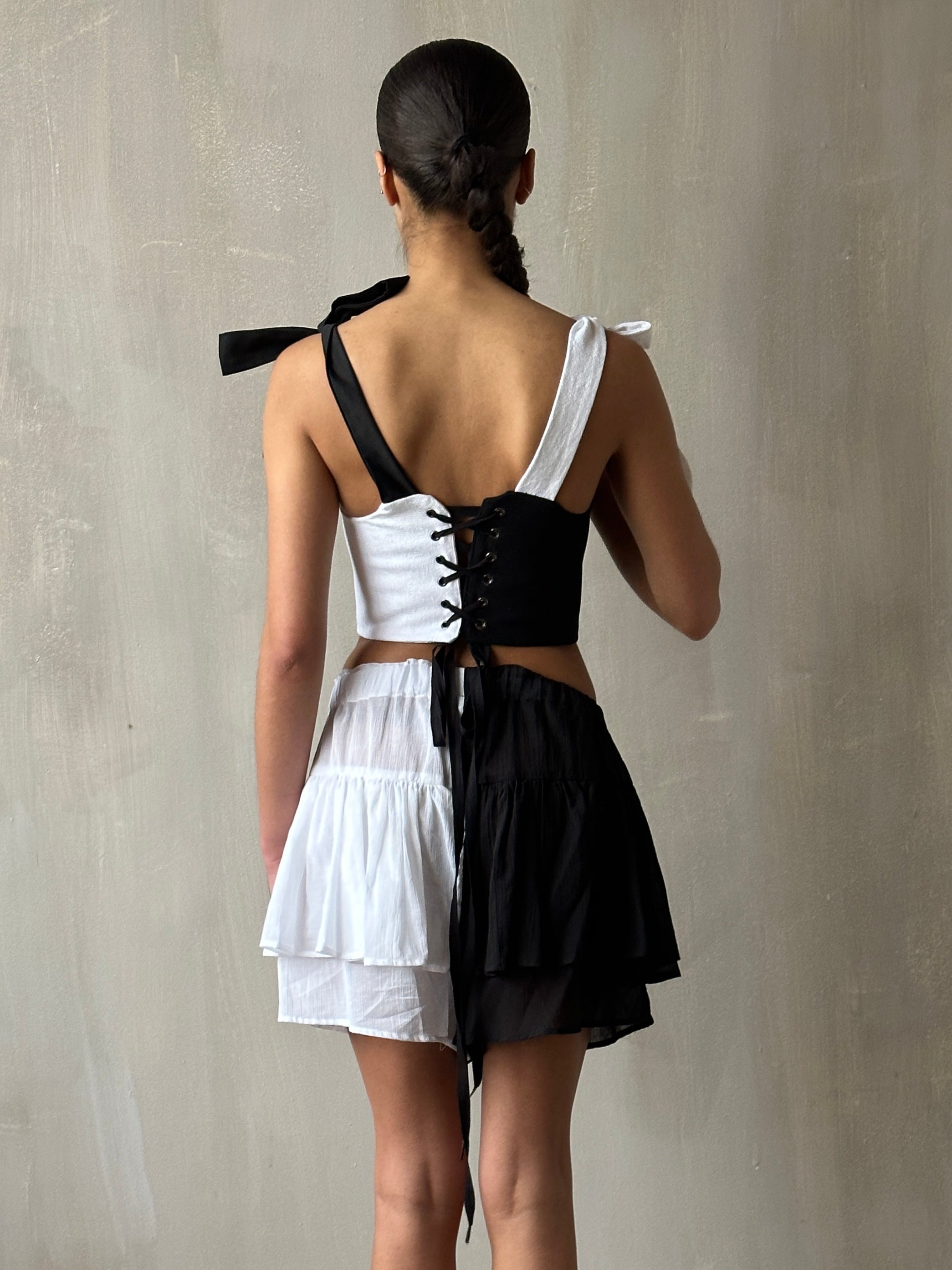 Duo-Tone Corset Vest