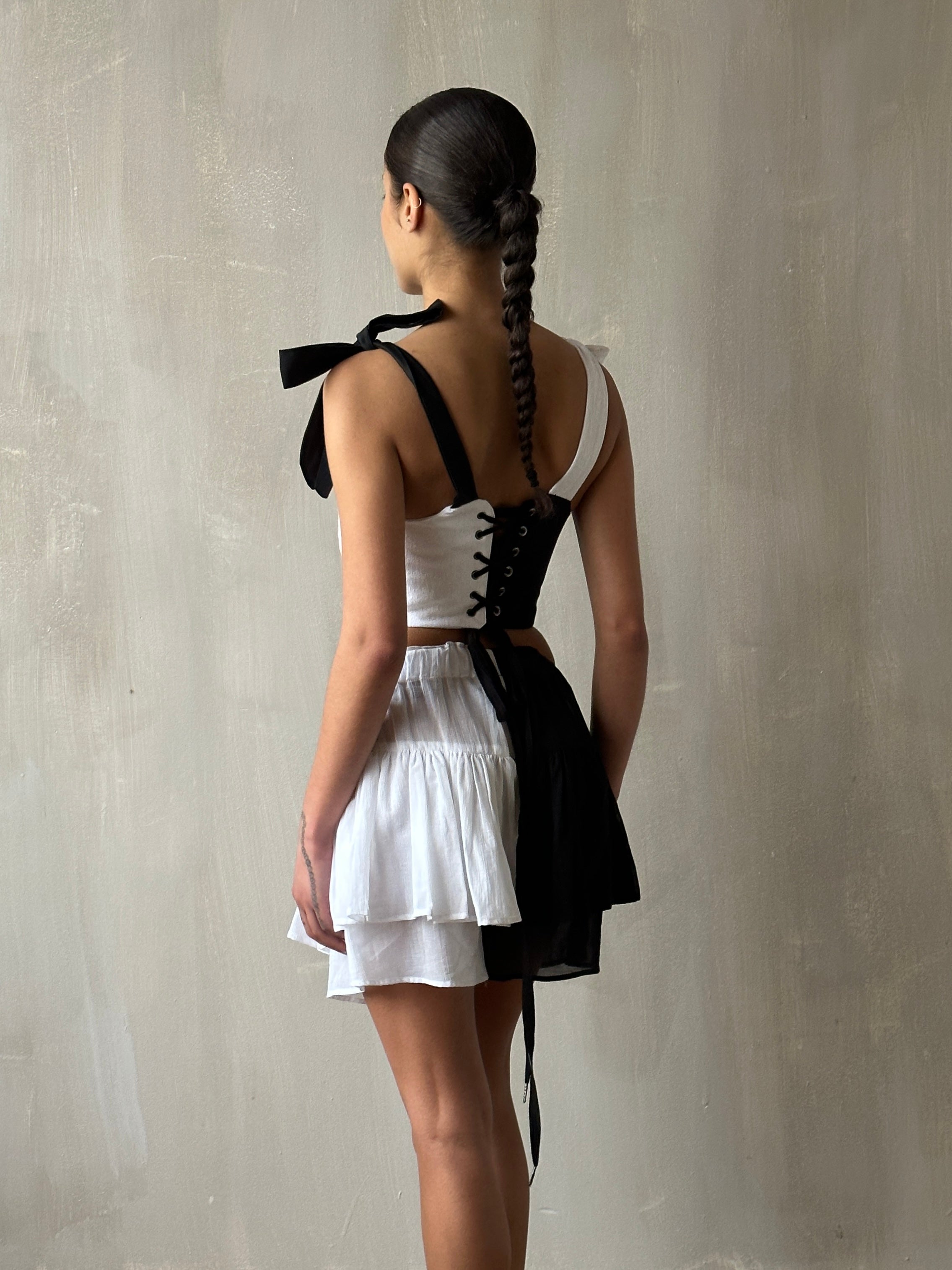 Duo-Tone Corset Vest