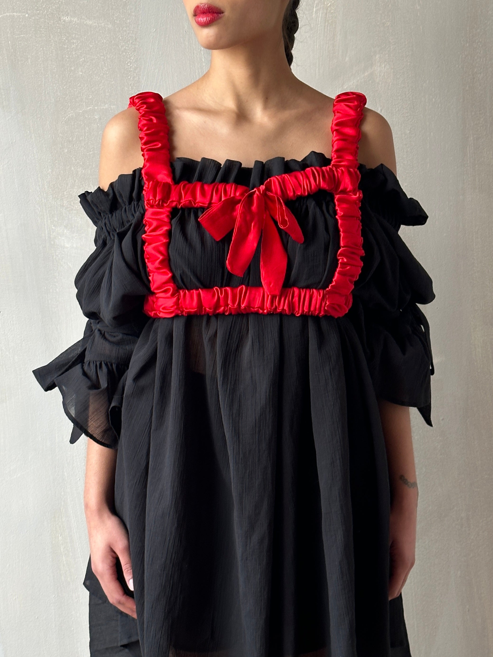 red harness dress Euphoria Red