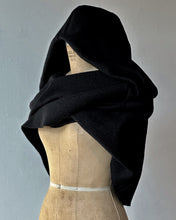 Mythic Cowl in Black Pure Wool (Limited Edition)