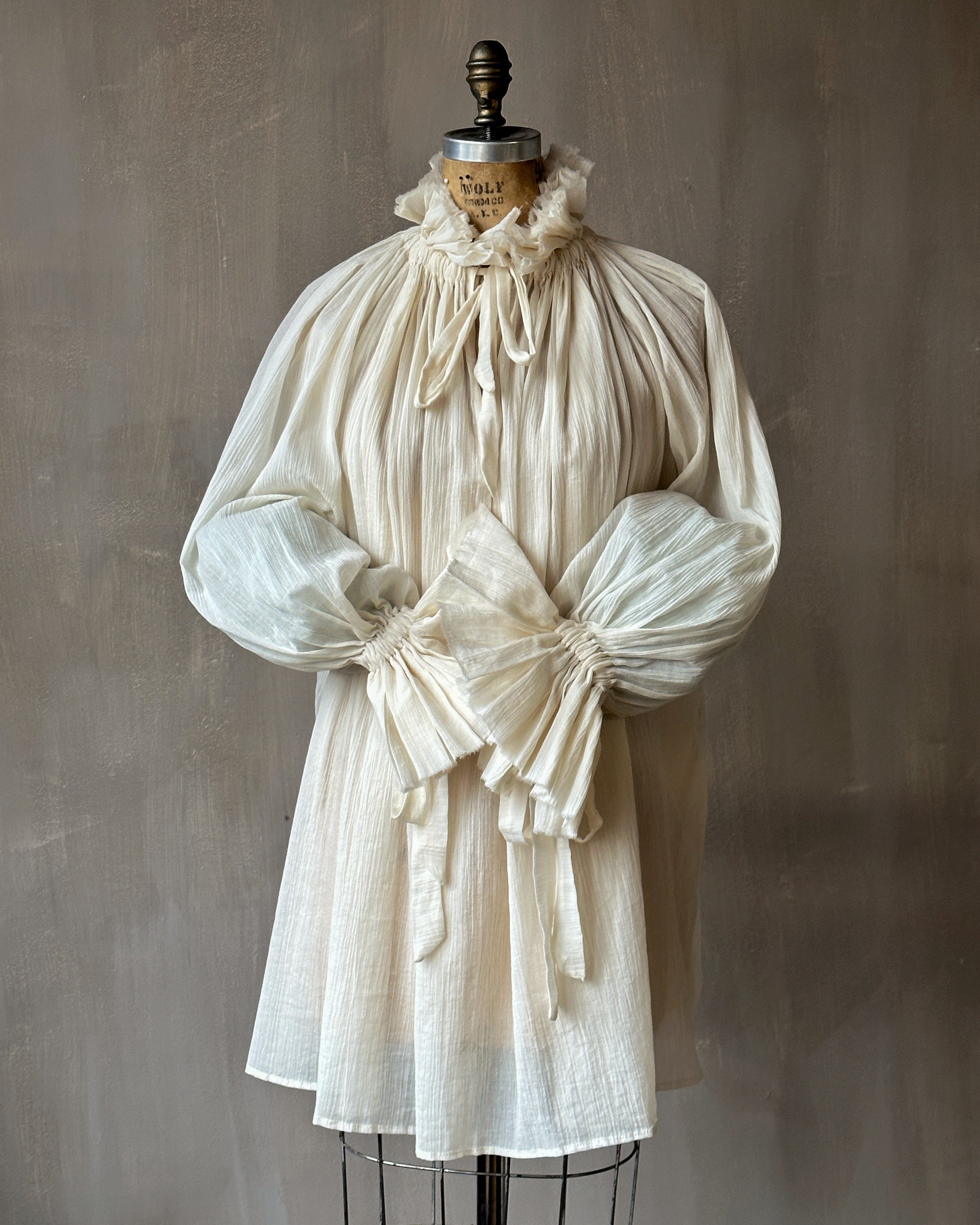 Alchemist Chemise in Parchment Cotton Gauze (Pre-Order)