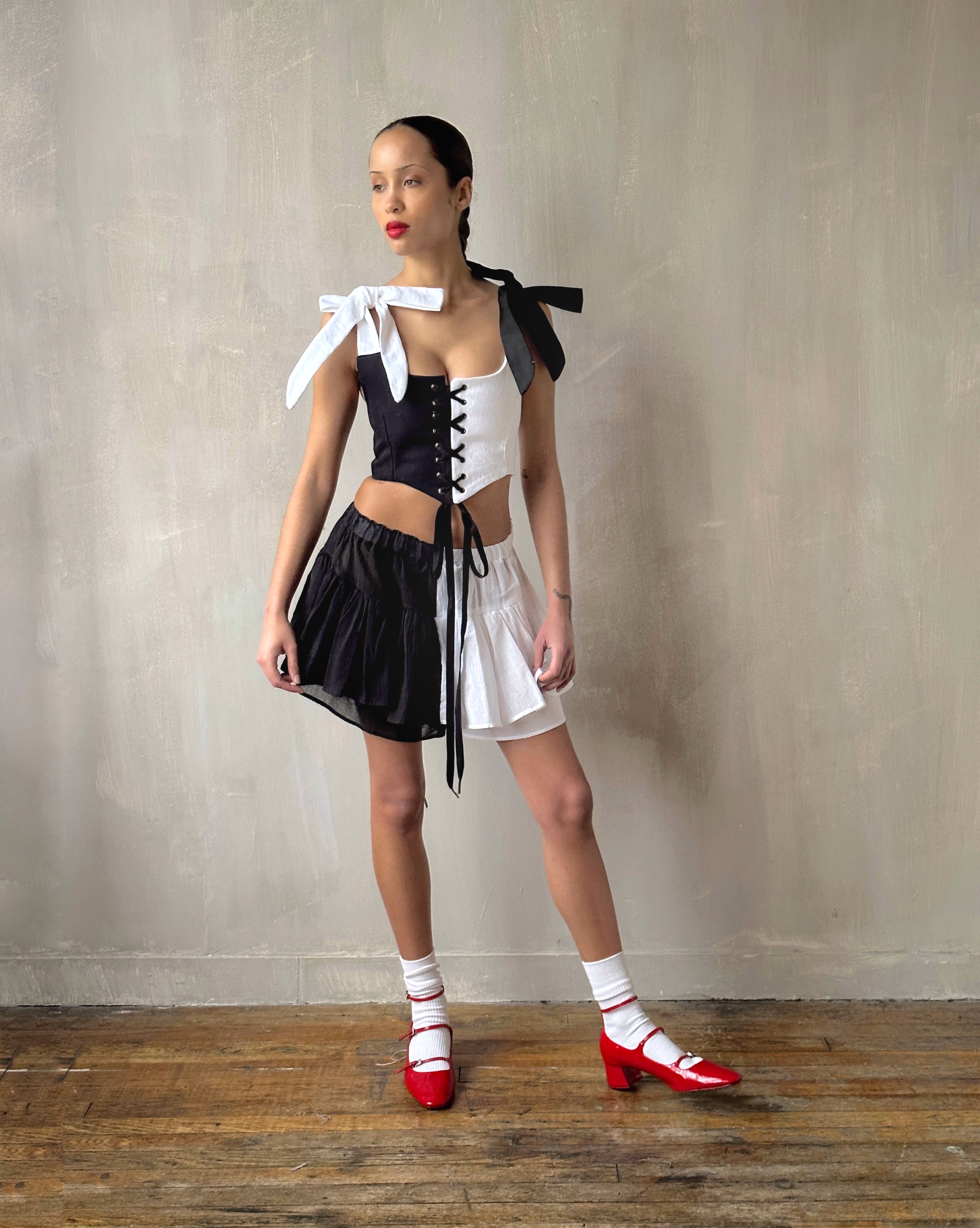 Duo-Tone Corset Vest