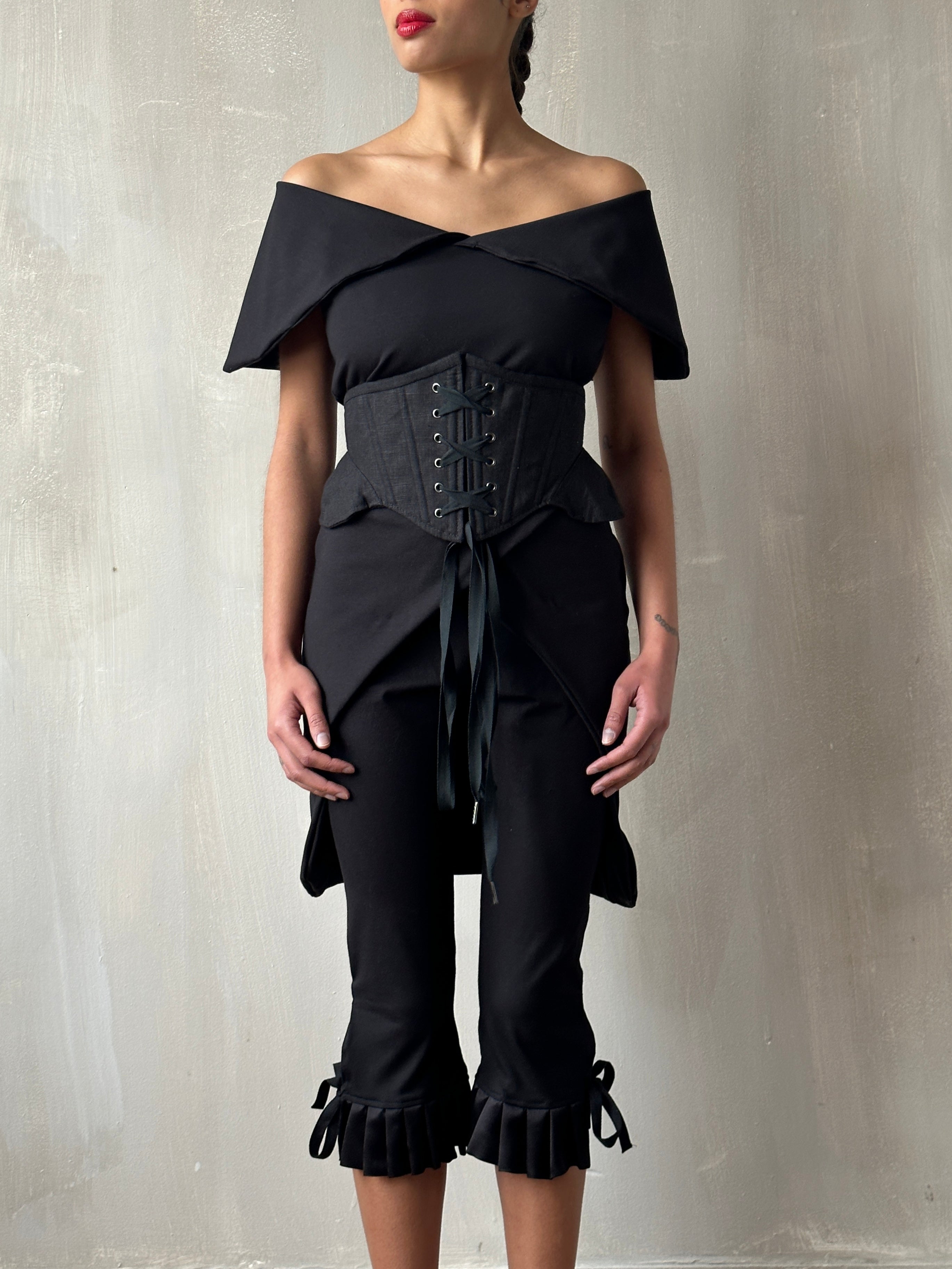 Severina Corset Belt in Baltic Linen