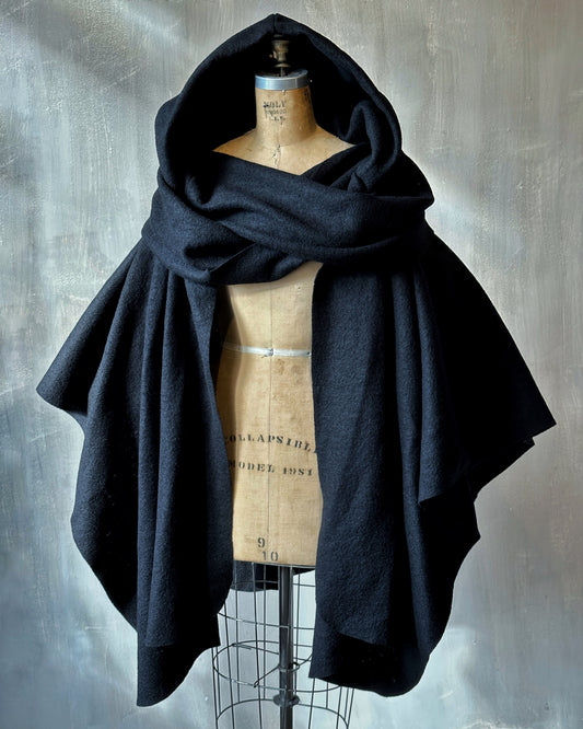 Mythic Cape in Boiled Wool