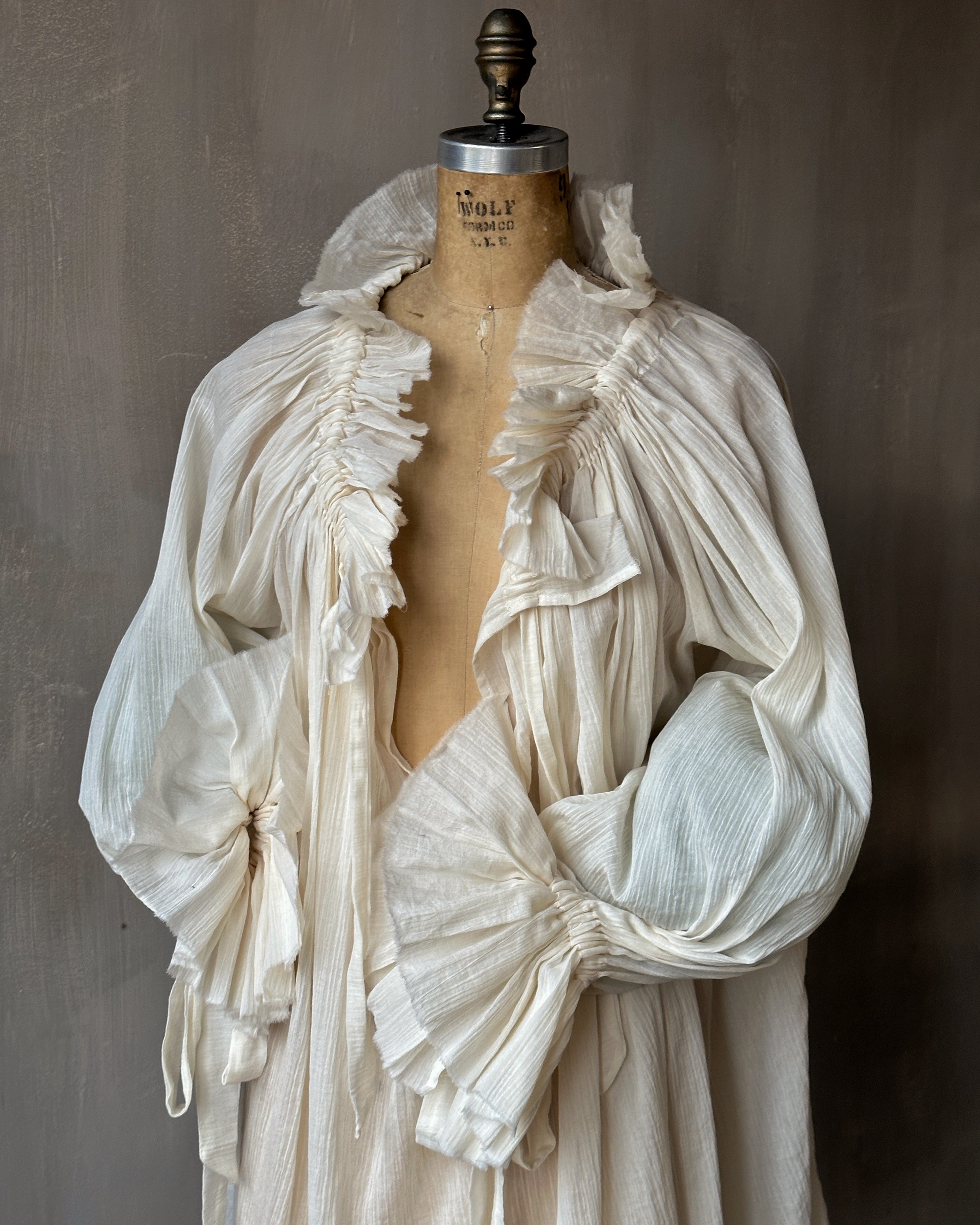 Maxi Alchemist Chemise in Parchment Cotton Gauze