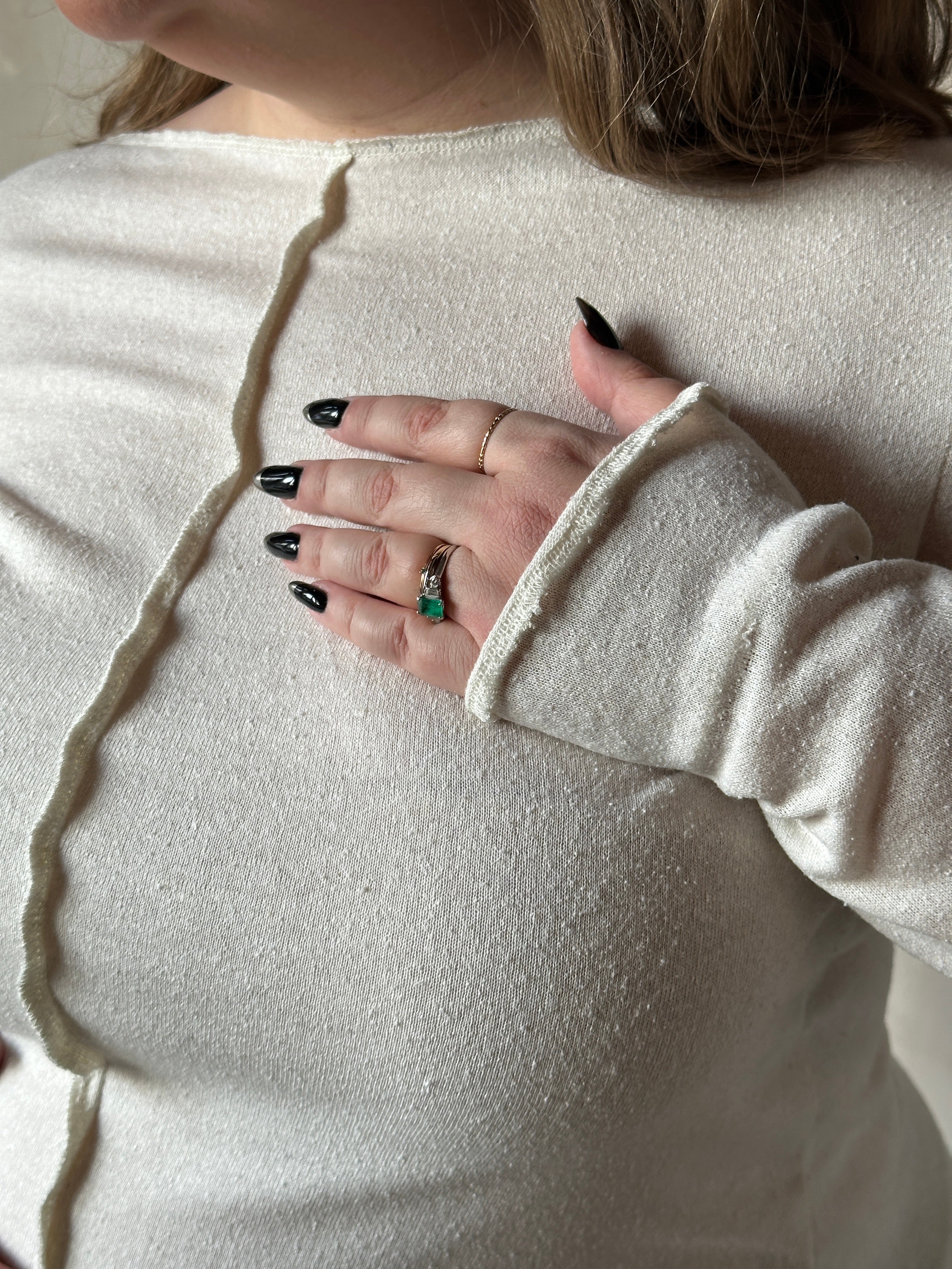 Winter '25 Reverse Seam Boat Neck Tunic in Silk Jersey (In Stock, Limited Edition)