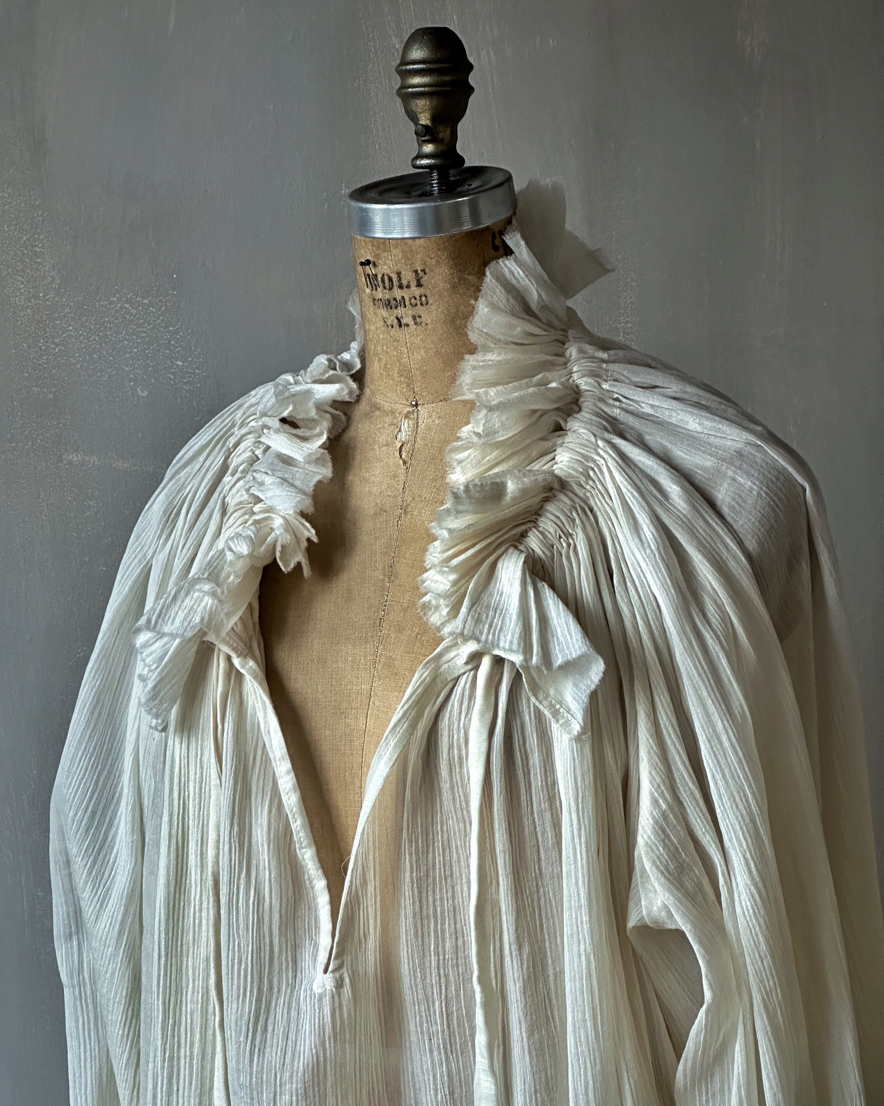 Maxi Alchemist Chemise in Parchment Cotton Gauze