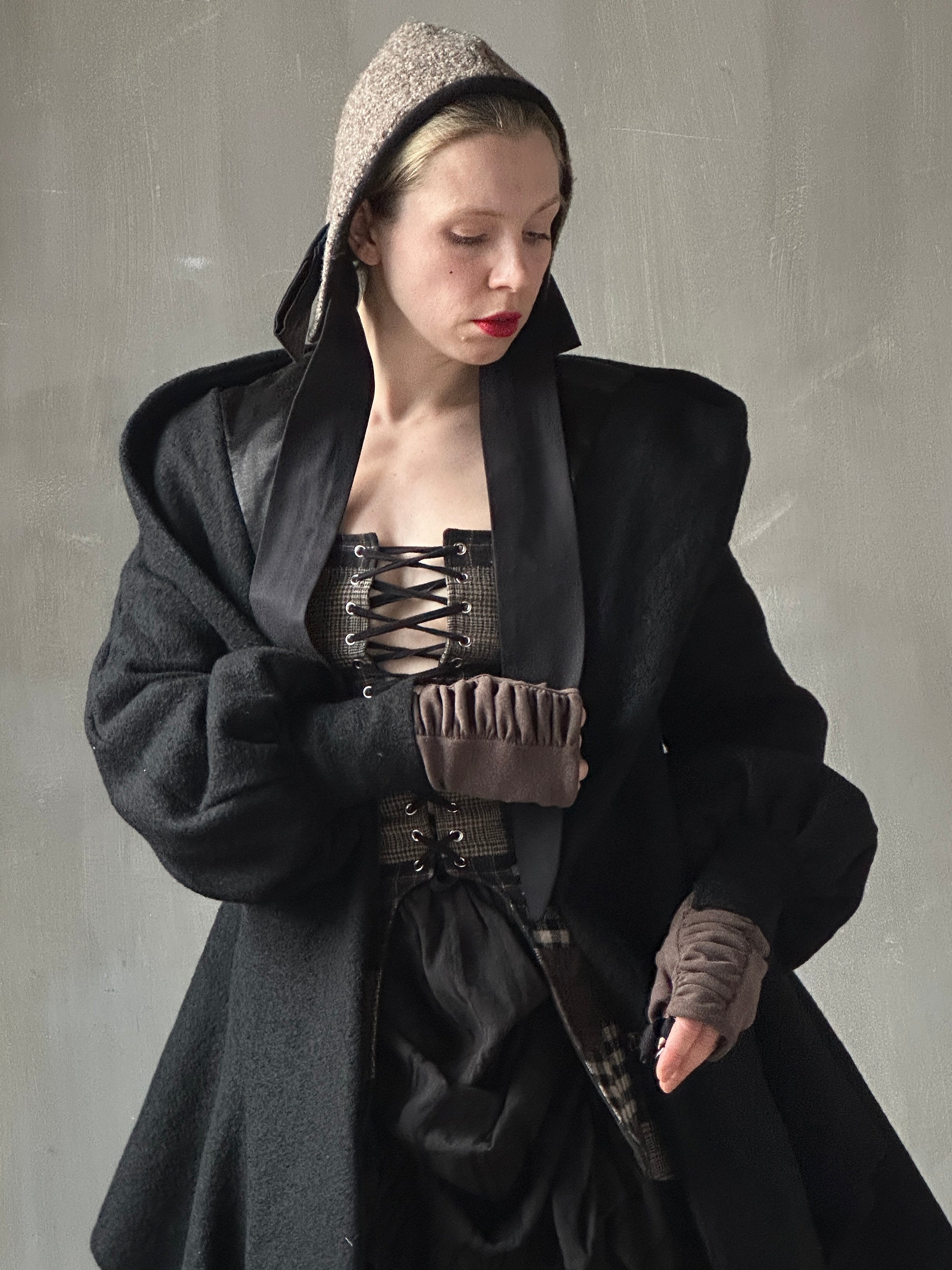 FW25: Tournure Jacket in Pure Wool (Black, In Stock, Limited Edition)