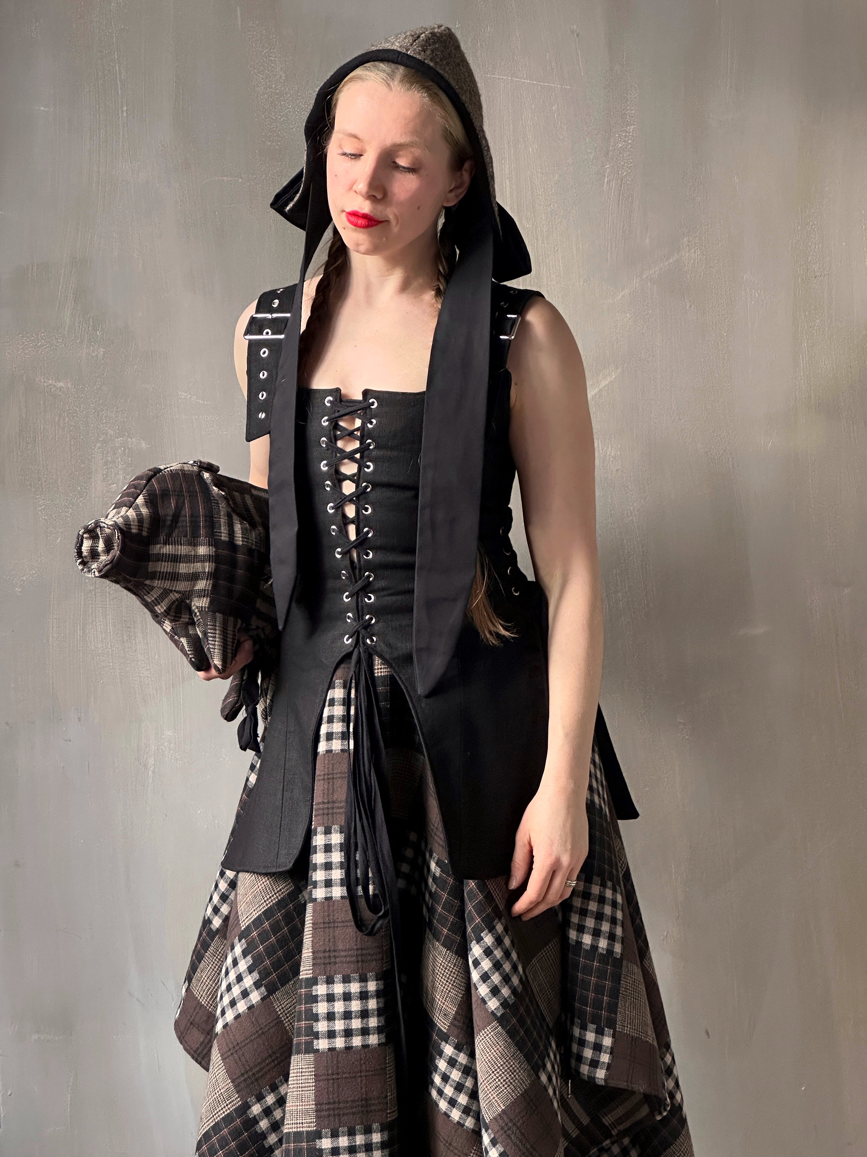 Winter '26: Pastorale Skirt in Patchwork Plaid Cotton (Pre-Order)