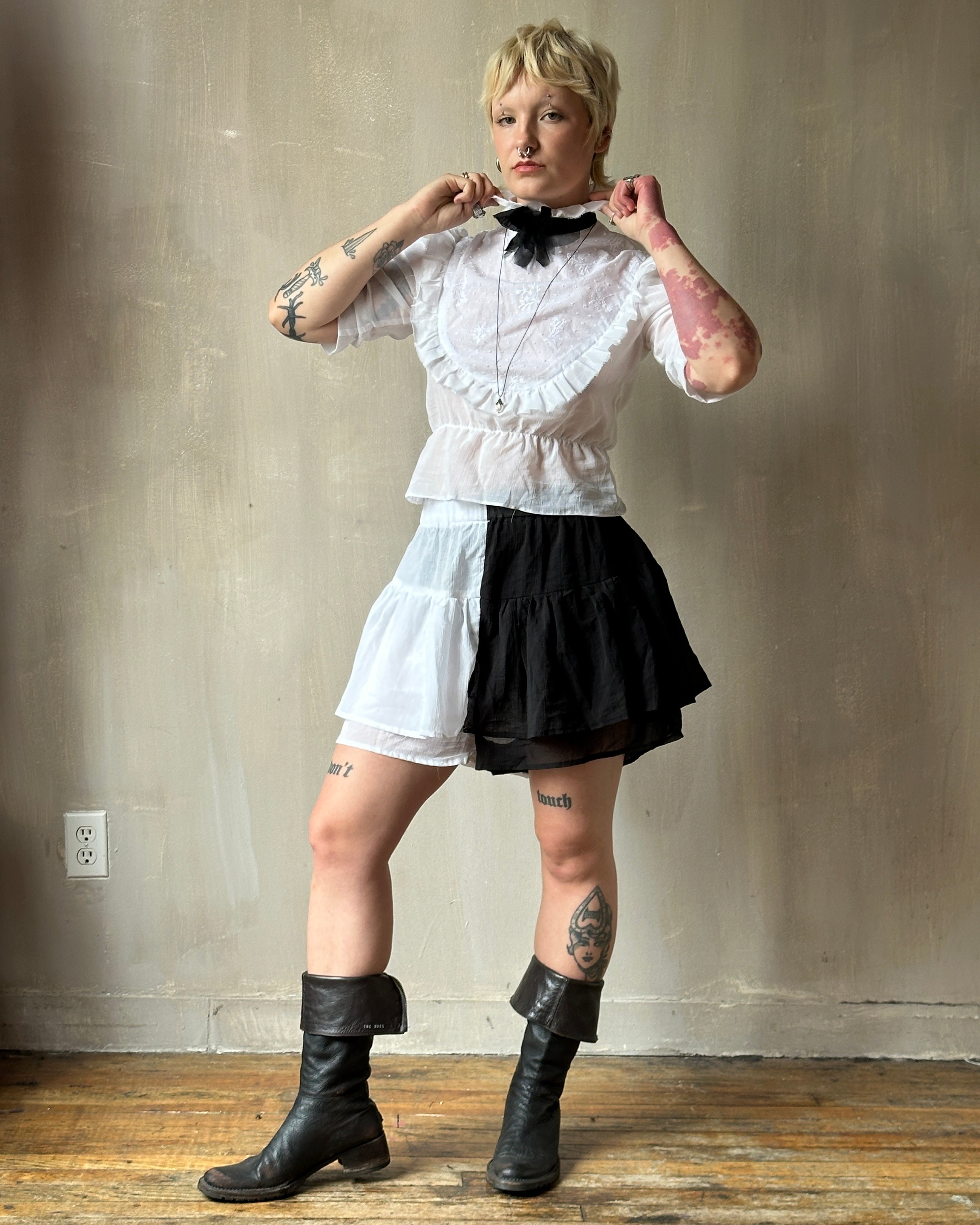 Sample Sale: Cotton Voile Duo-Tone Bloomers: (Size III & IV)