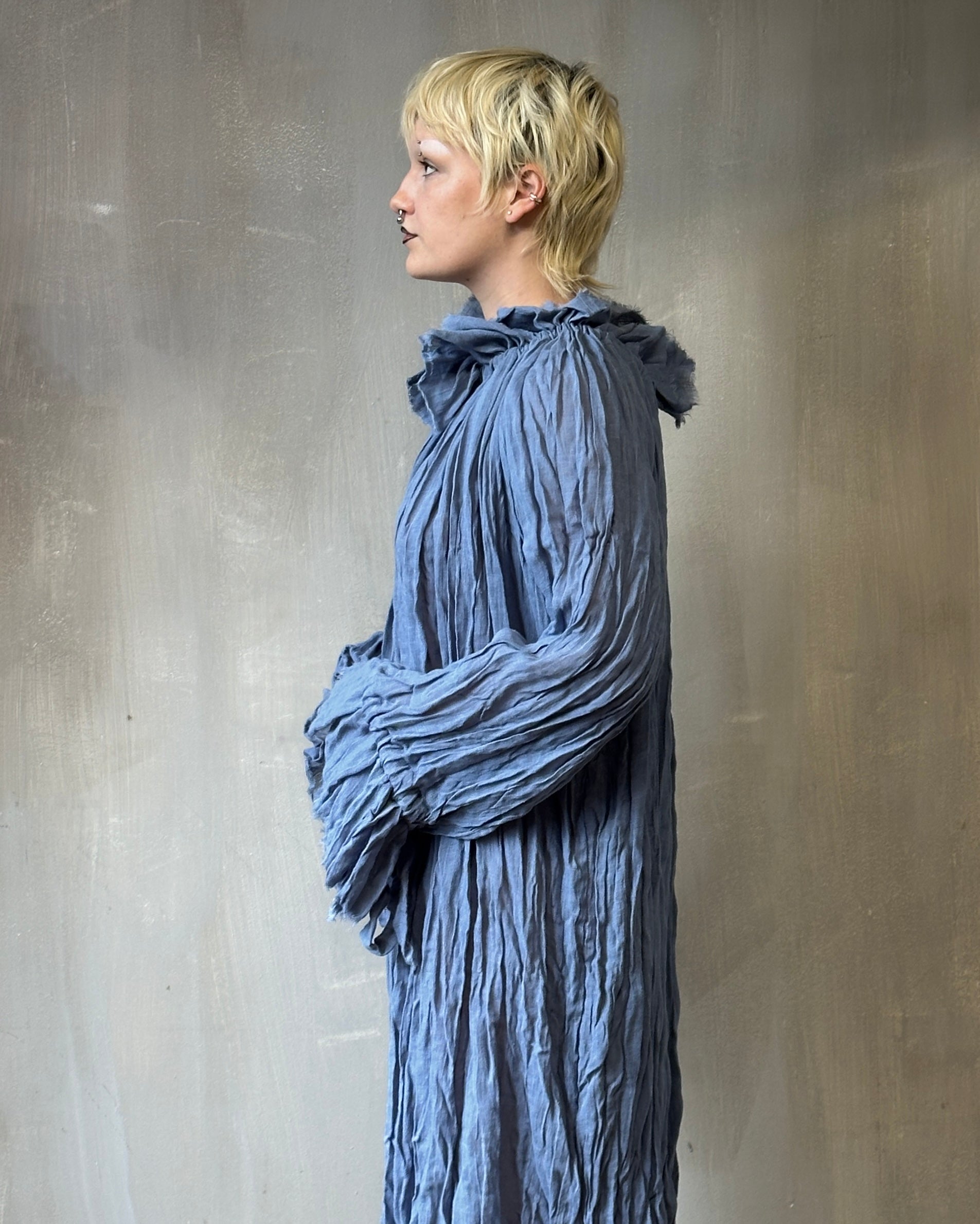 Sample Sale: Ultra Maxi Alchemist Chemise in Blue