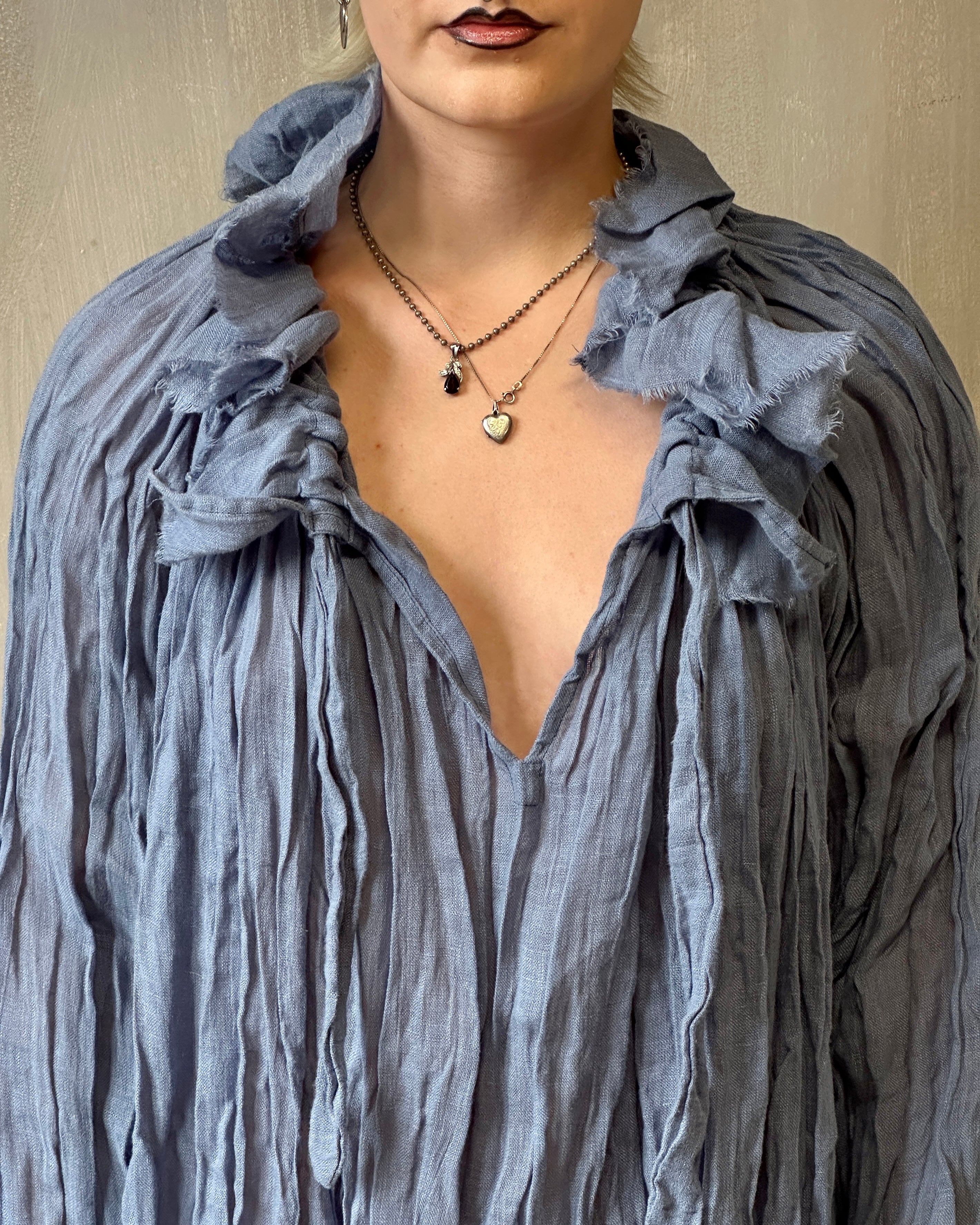Sample Sale: Ultra Maxi Alchemist Chemise in Blue