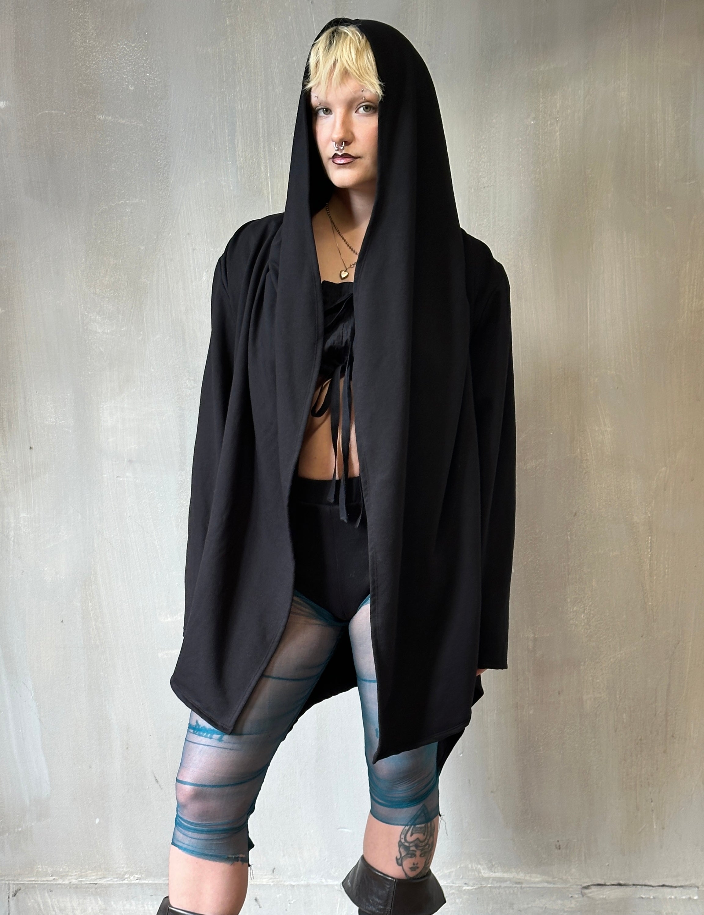 Sample Sale: 2018 Tournure Hooded Sweater w/Bishop Sleeve