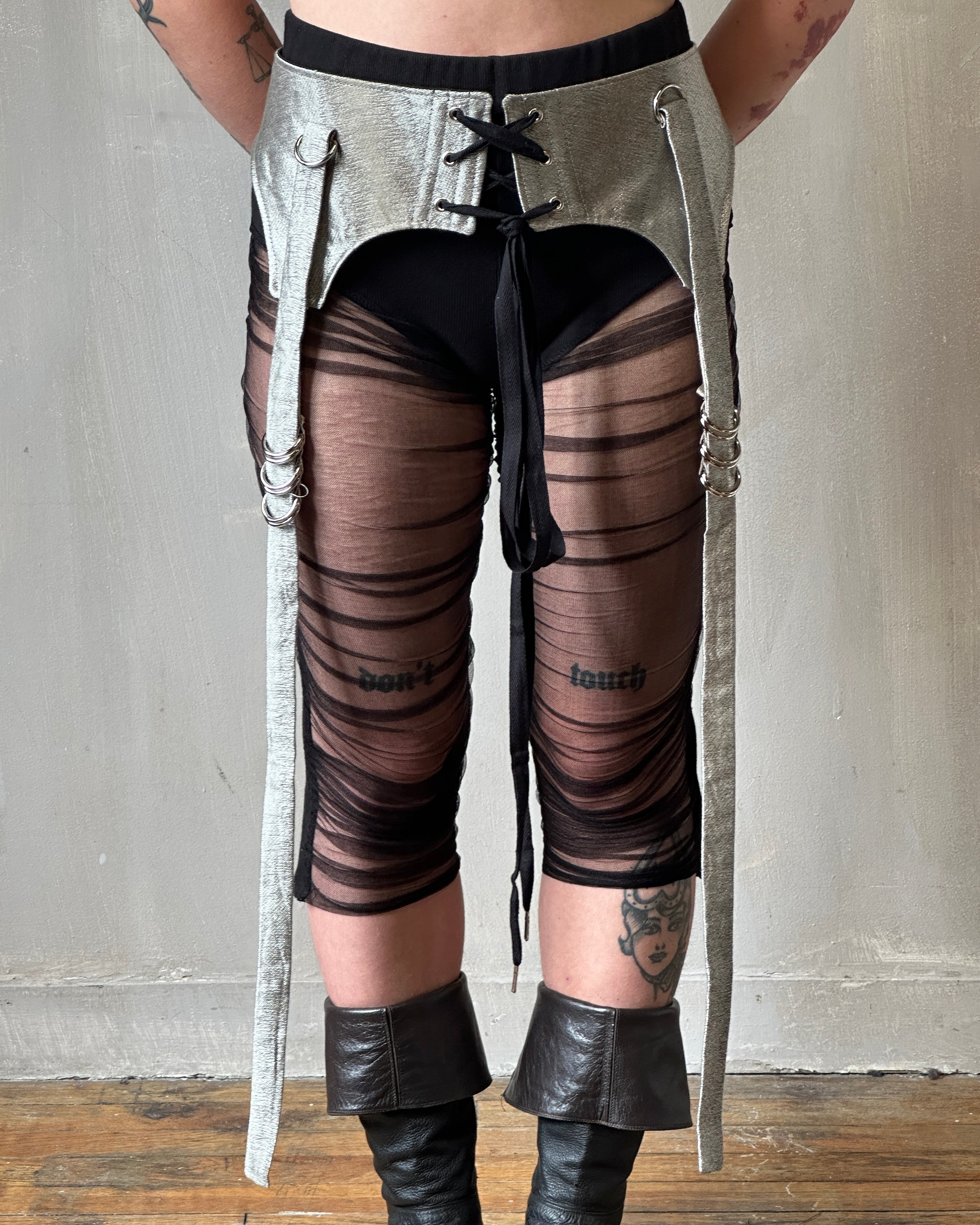 Sample Sale: Silver Garter/Belt for Skirts (Size I & II)