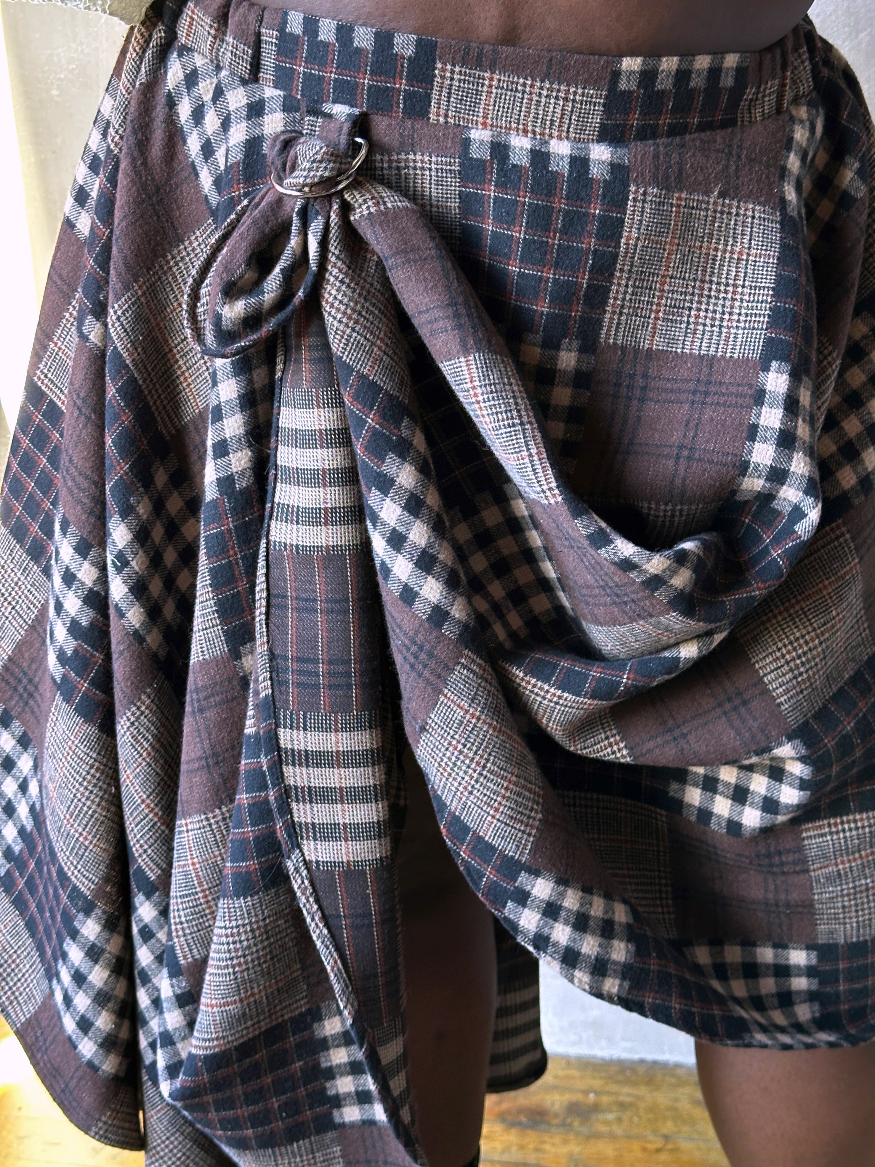 Winter '26: Pastorale Skirt in Patchwork Plaid Cotton (Pre-Order)