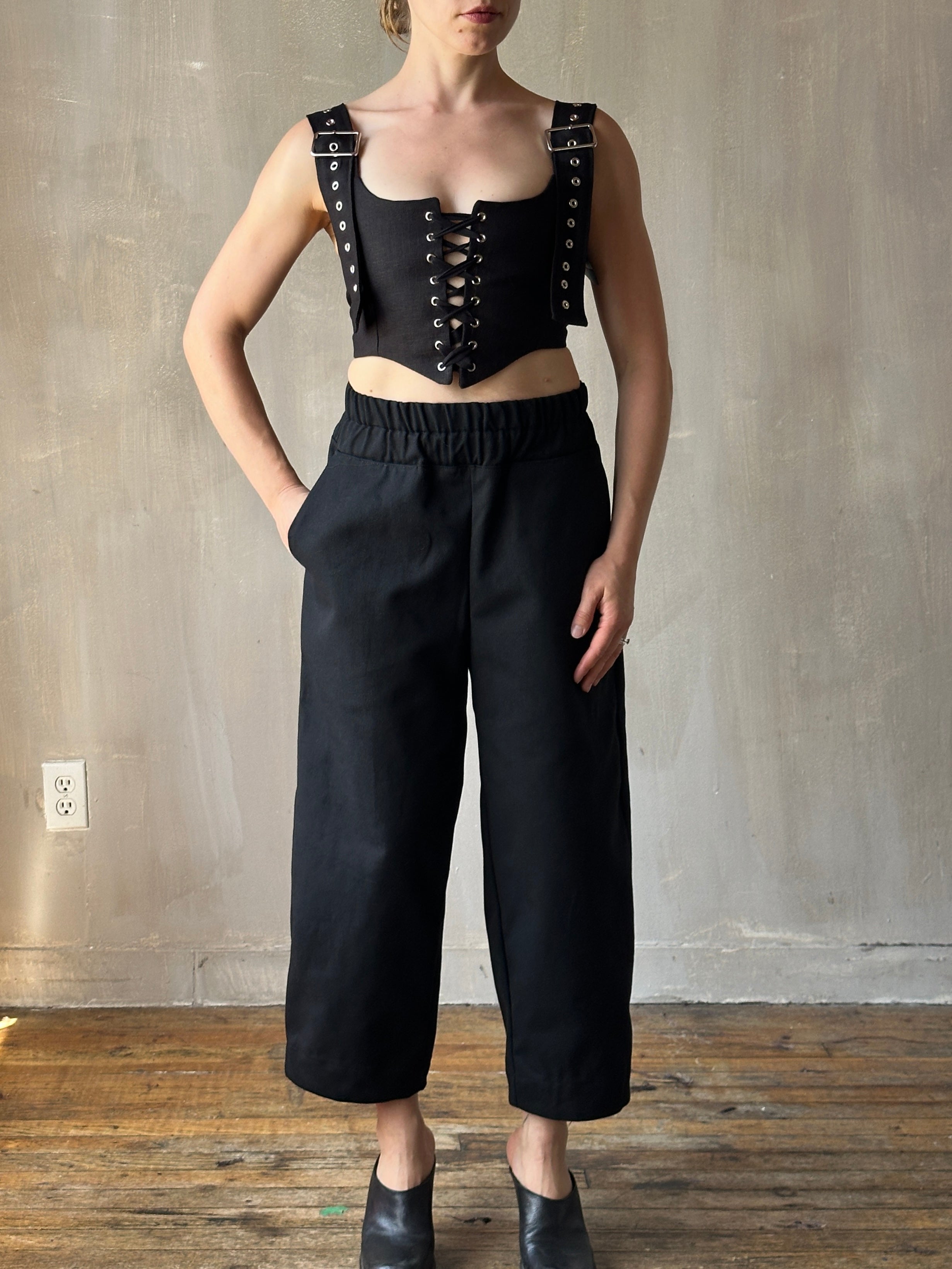 FW25: Buckle Corset Vest