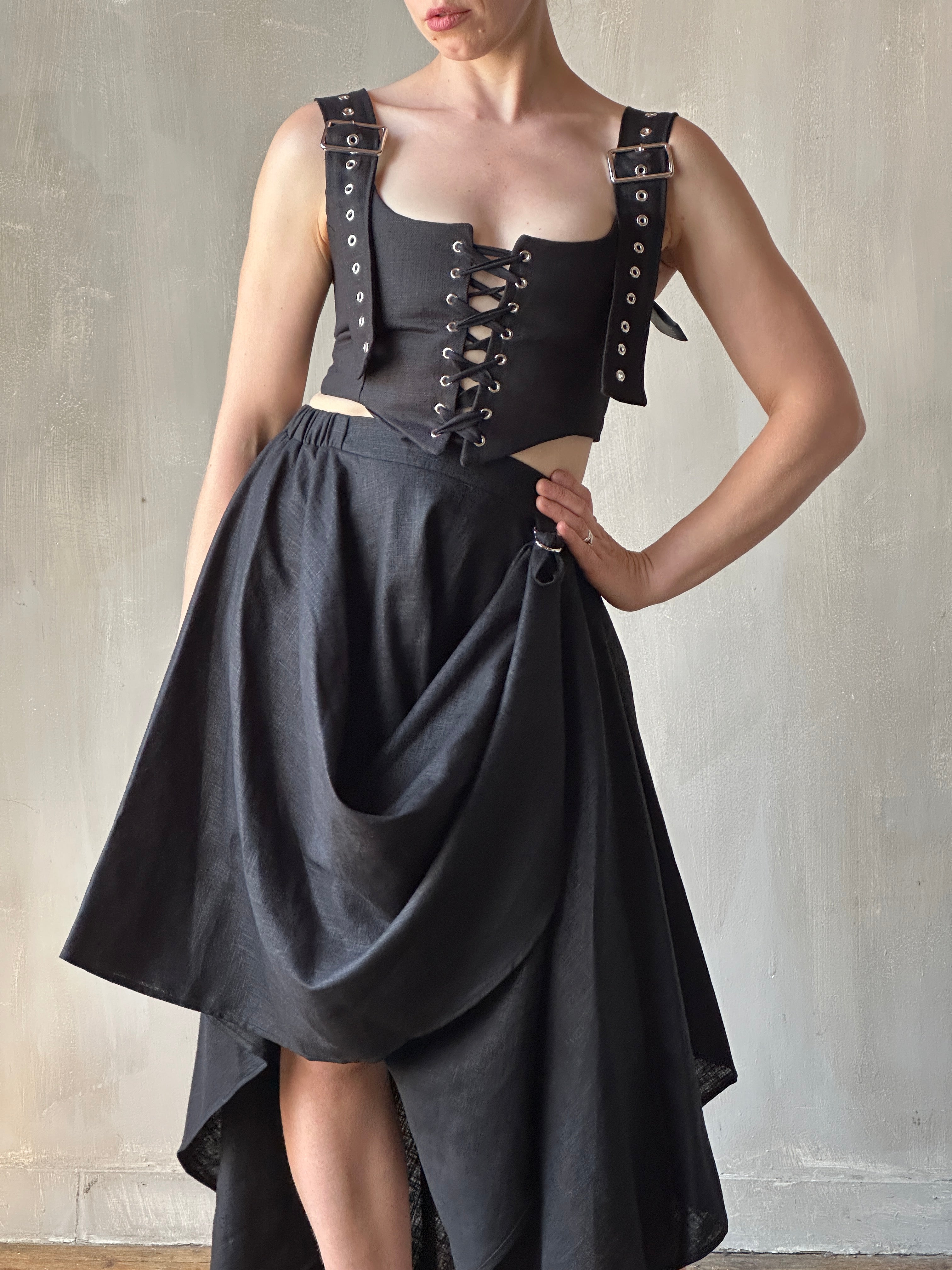 FW25: Buckle Corset Vest (Pre-Order)