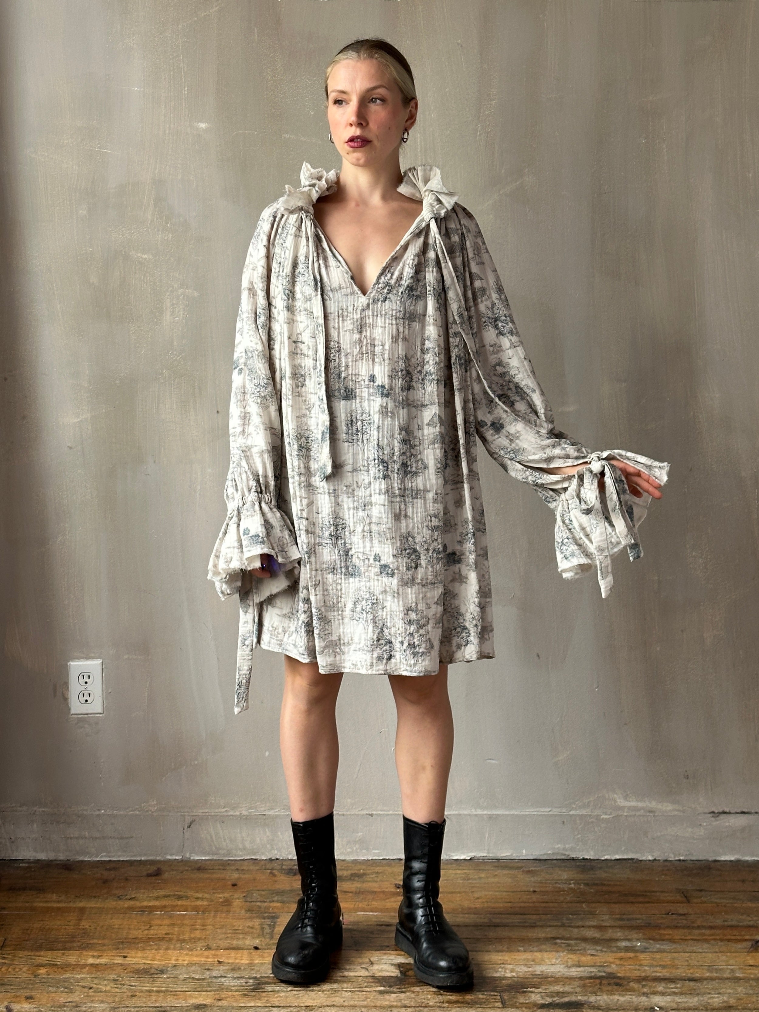 FW25: Alchemist Chemise in Toile De Jouy Cotton (Pre-Order)