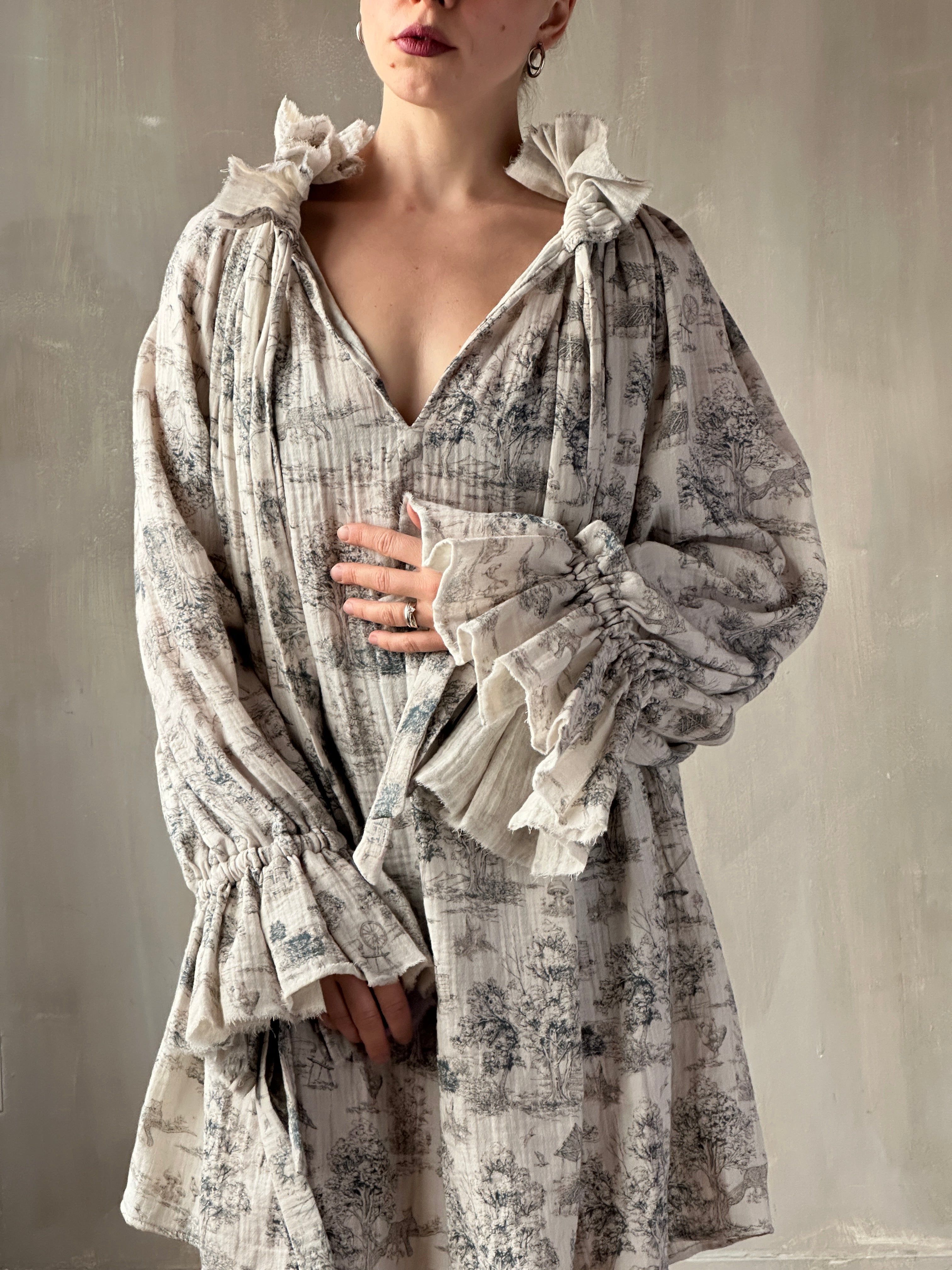FW25: Alchemist Chemise in Toile De Jouy Cotton (Pre-Order)