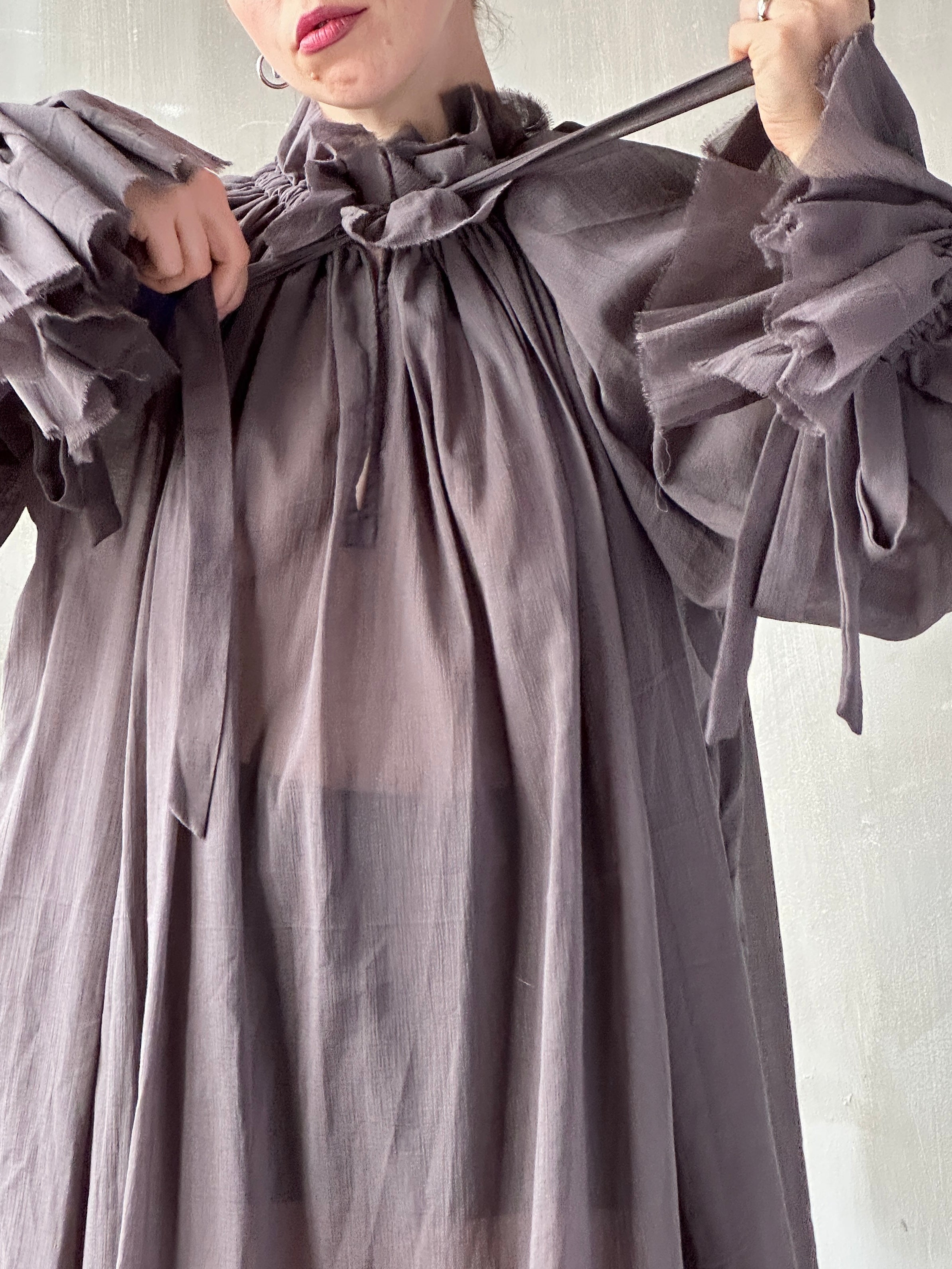 FW25: Alchemist Chemise in Lavender Ash Cotton Voile (Pre-Order)