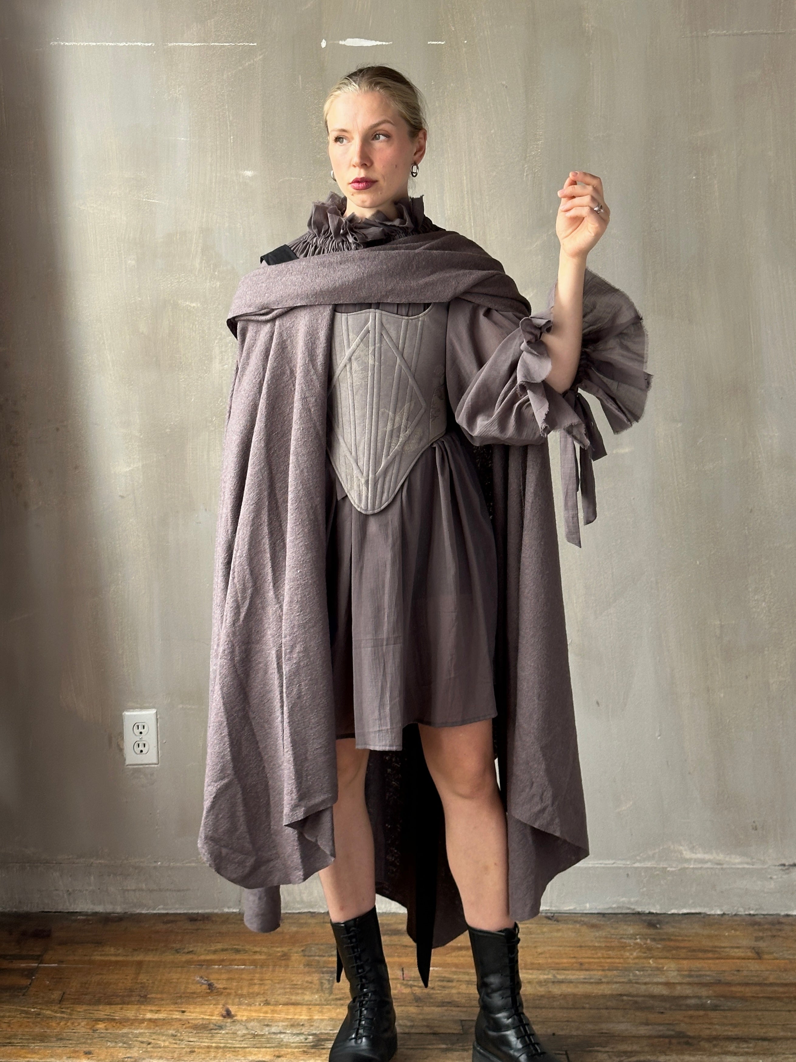 FW25: Alchemist Chemise in Lavender Ash Cotton Voile (Pre-Order)