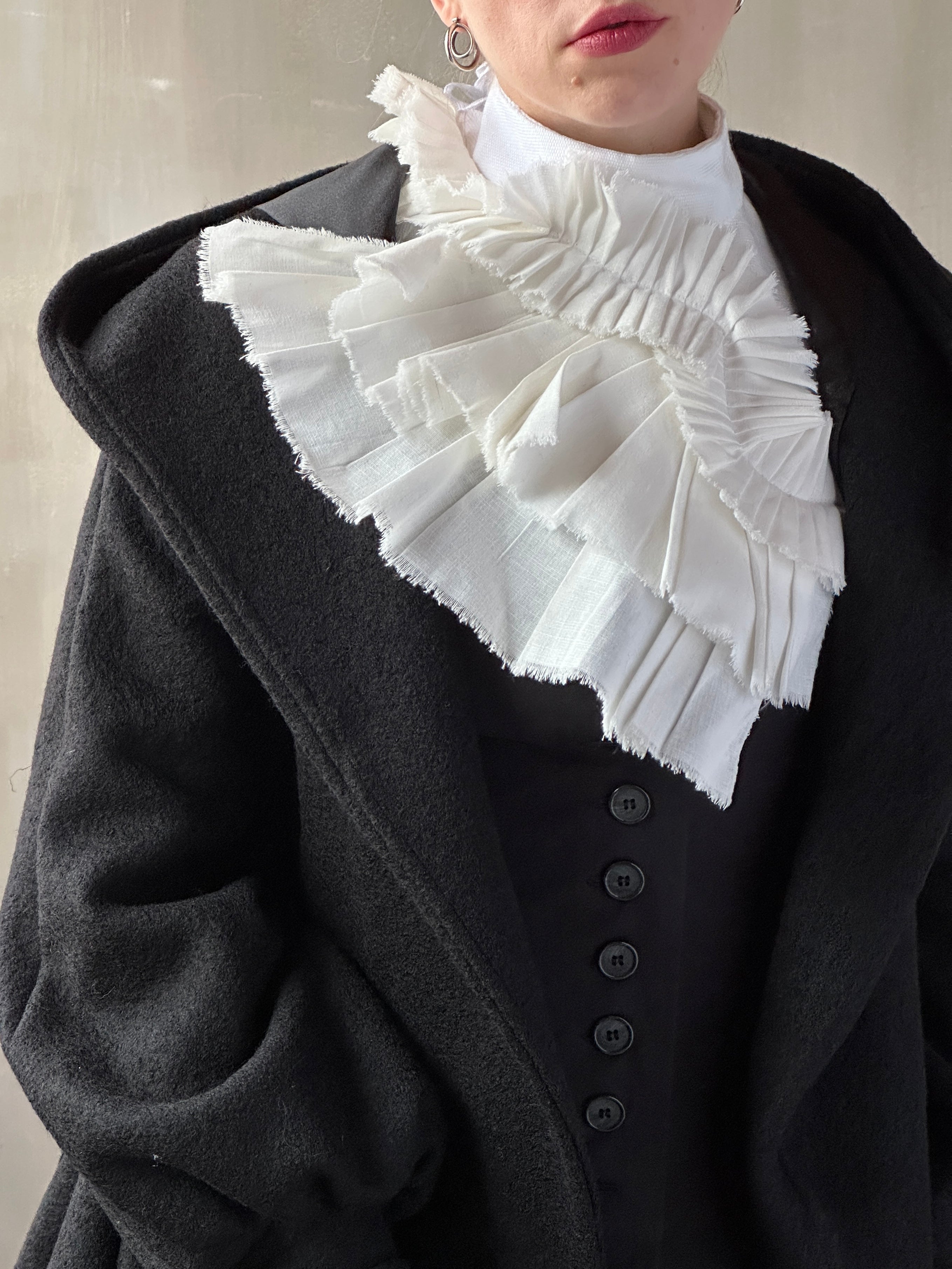 FW25: Tournure Jacket in Pure Wool (Black, In Stock, Limited Edition)