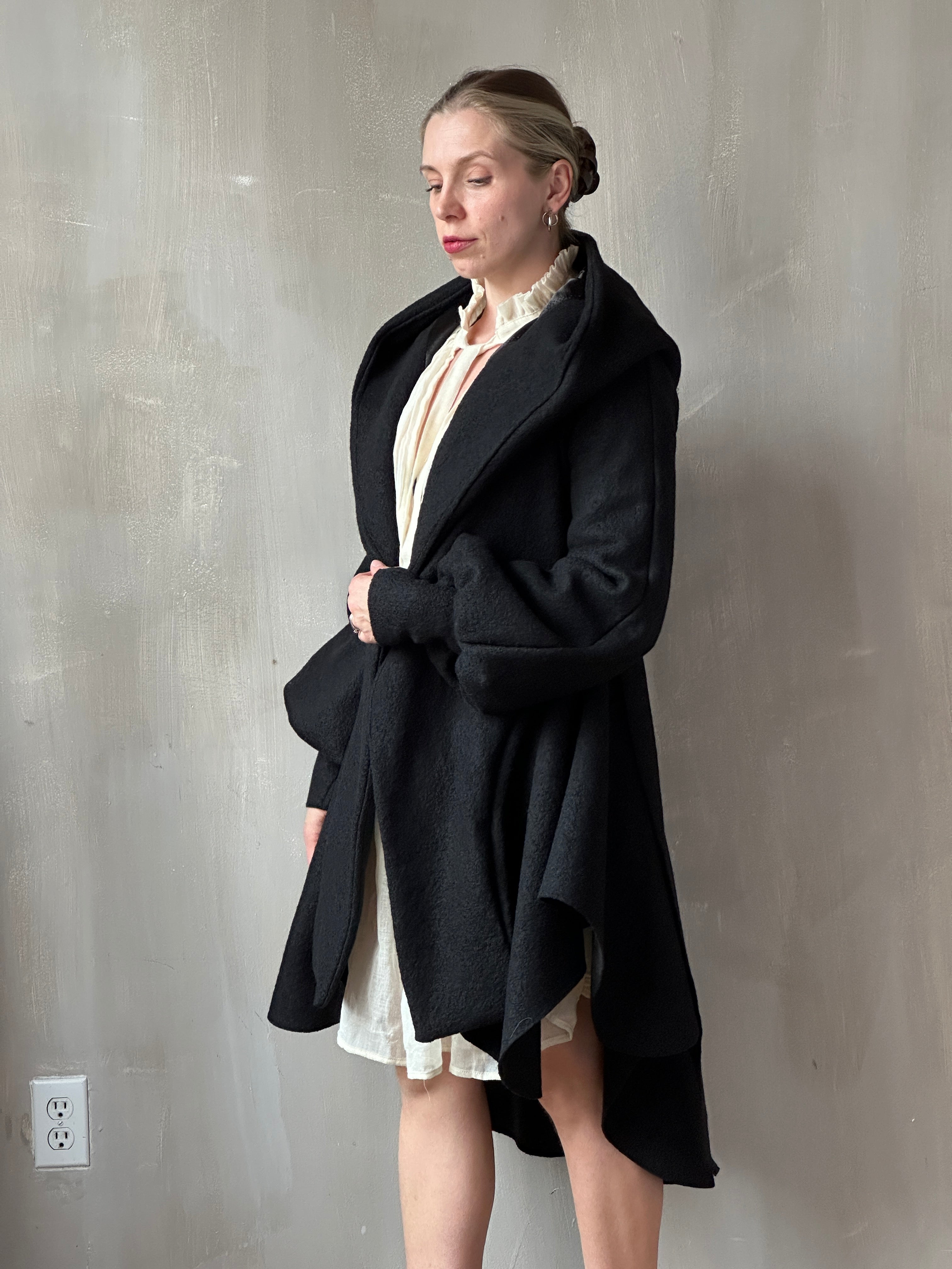 FW25: Tournure Jacket in Pure Wool (Black, In Stock, Limited Edition)