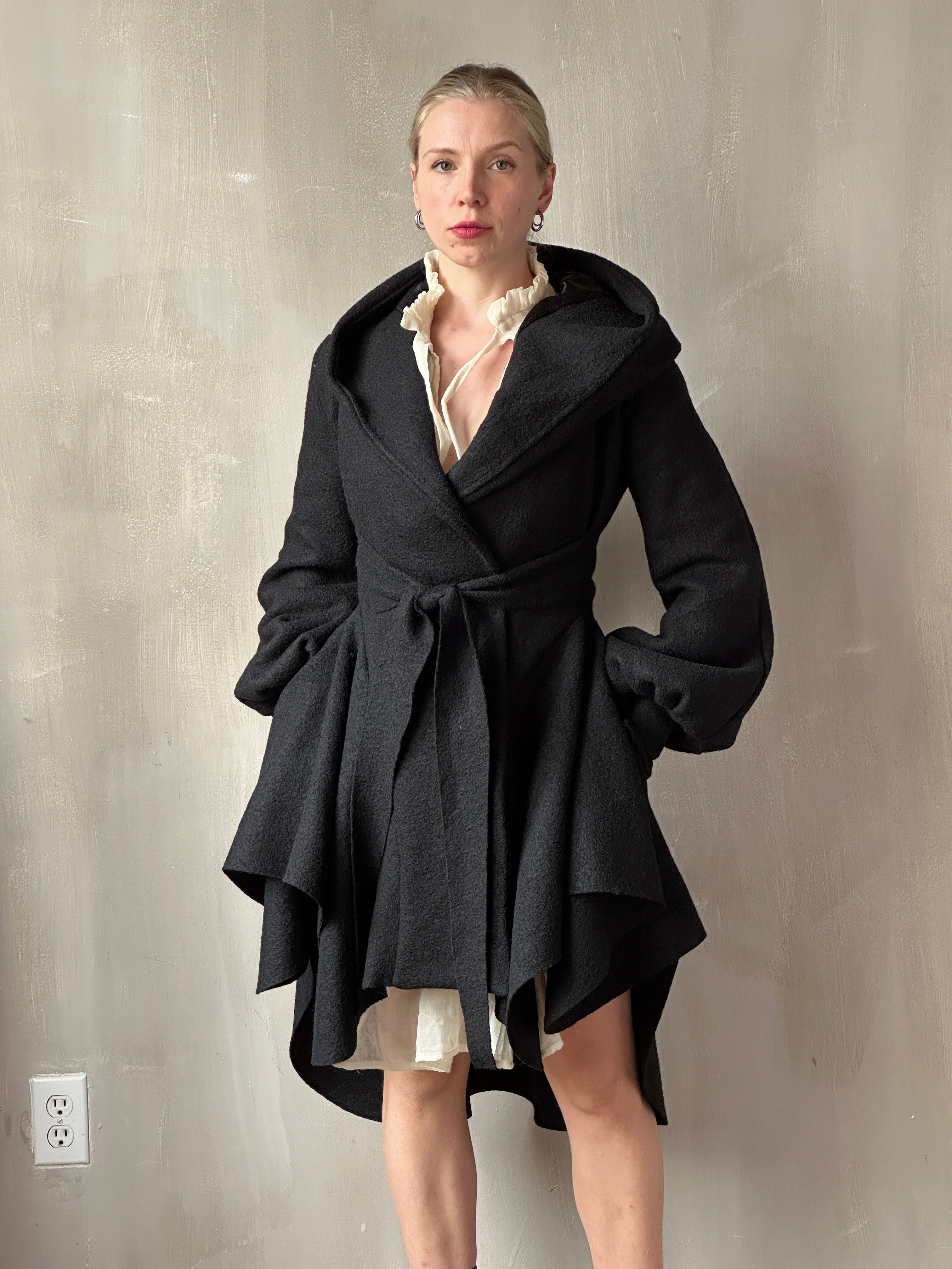 FW25: Tournure Jacket in Pure Wool (Black, In Stock, Limited Edition)