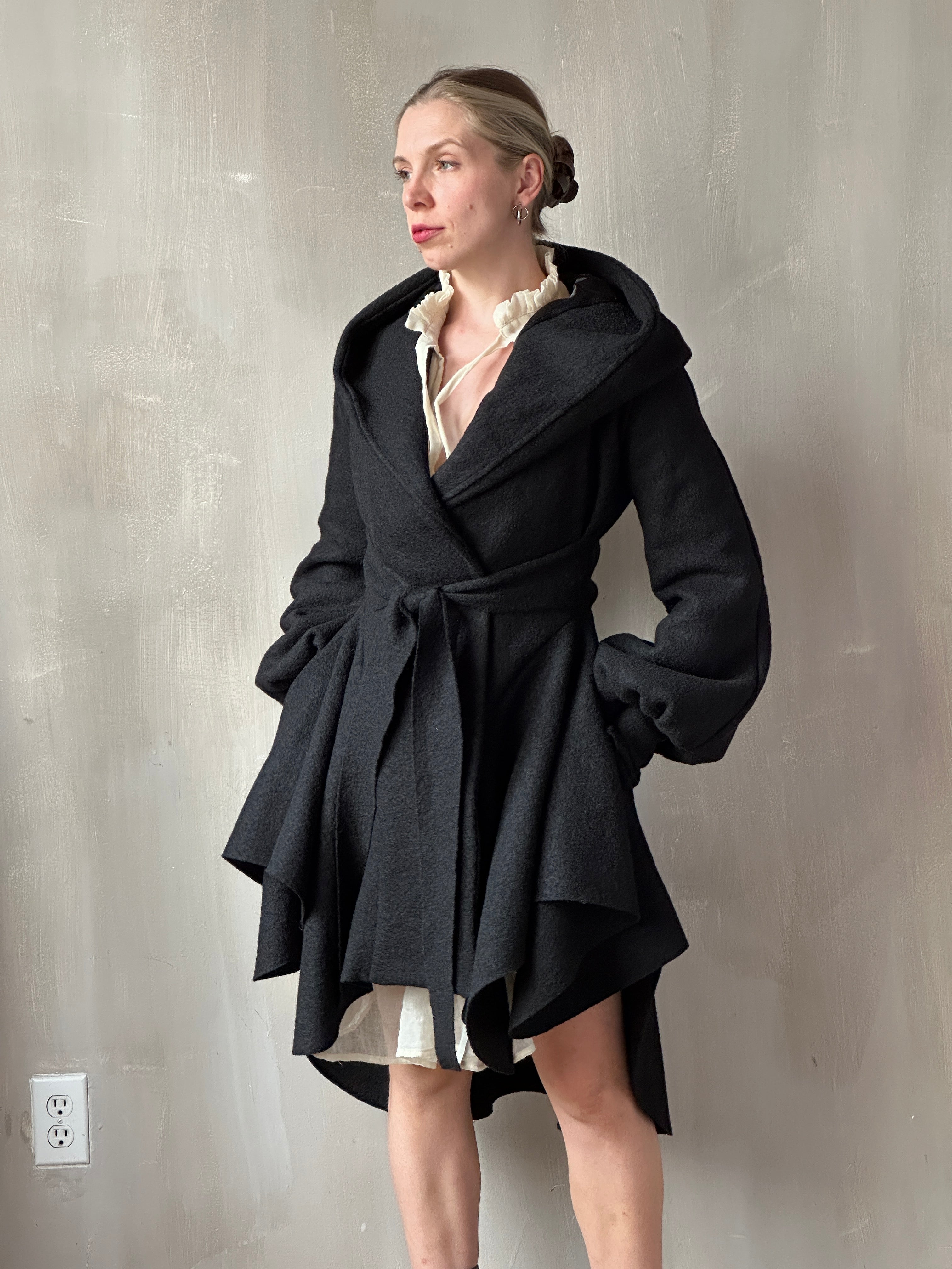 FW25: Tournure Jacket in Pure Wool (Black, In Stock, Limited Edition)