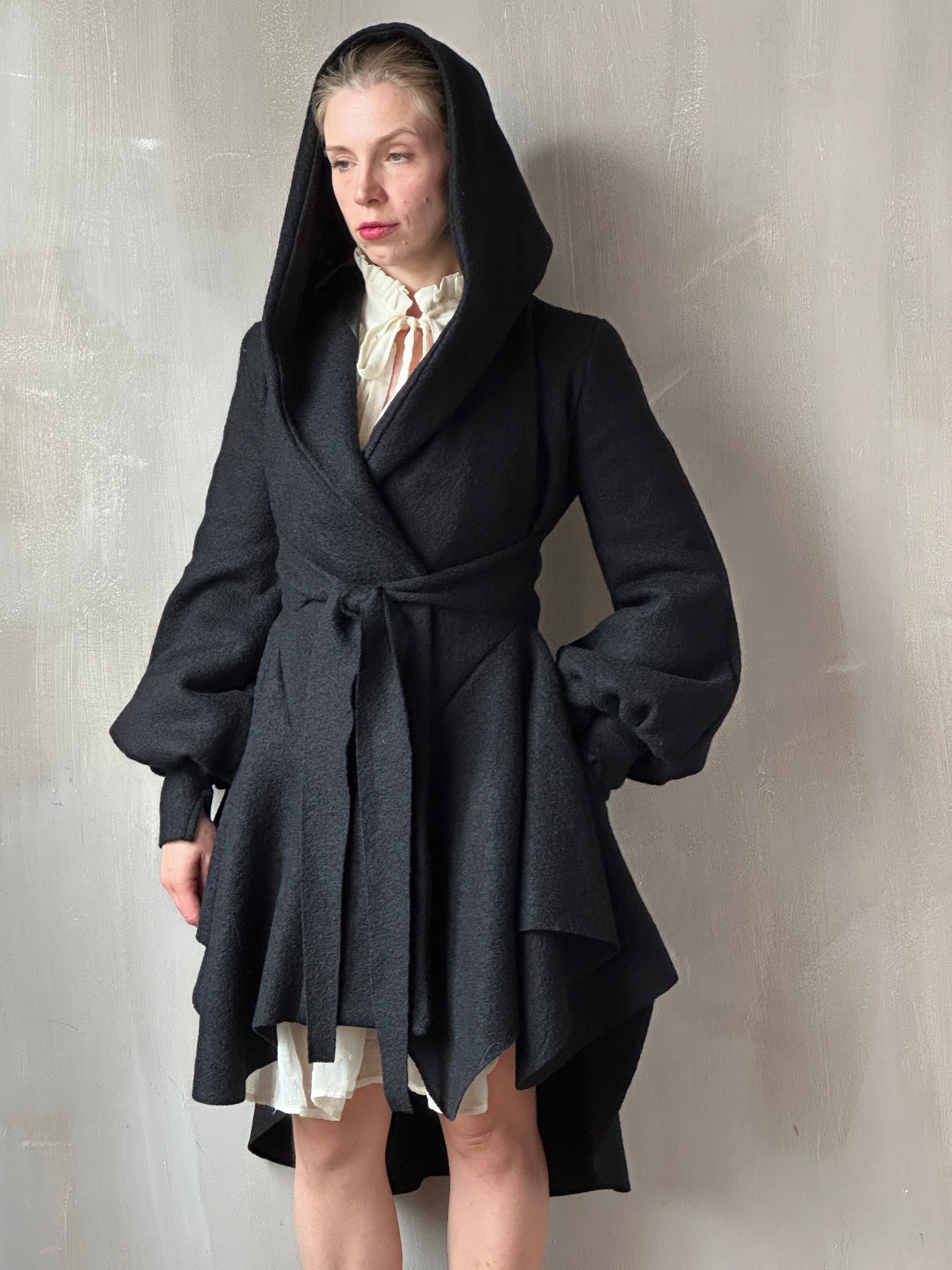 FW25: Tournure Jacket in Pure Wool (Black, In Stock, Limited Edition)