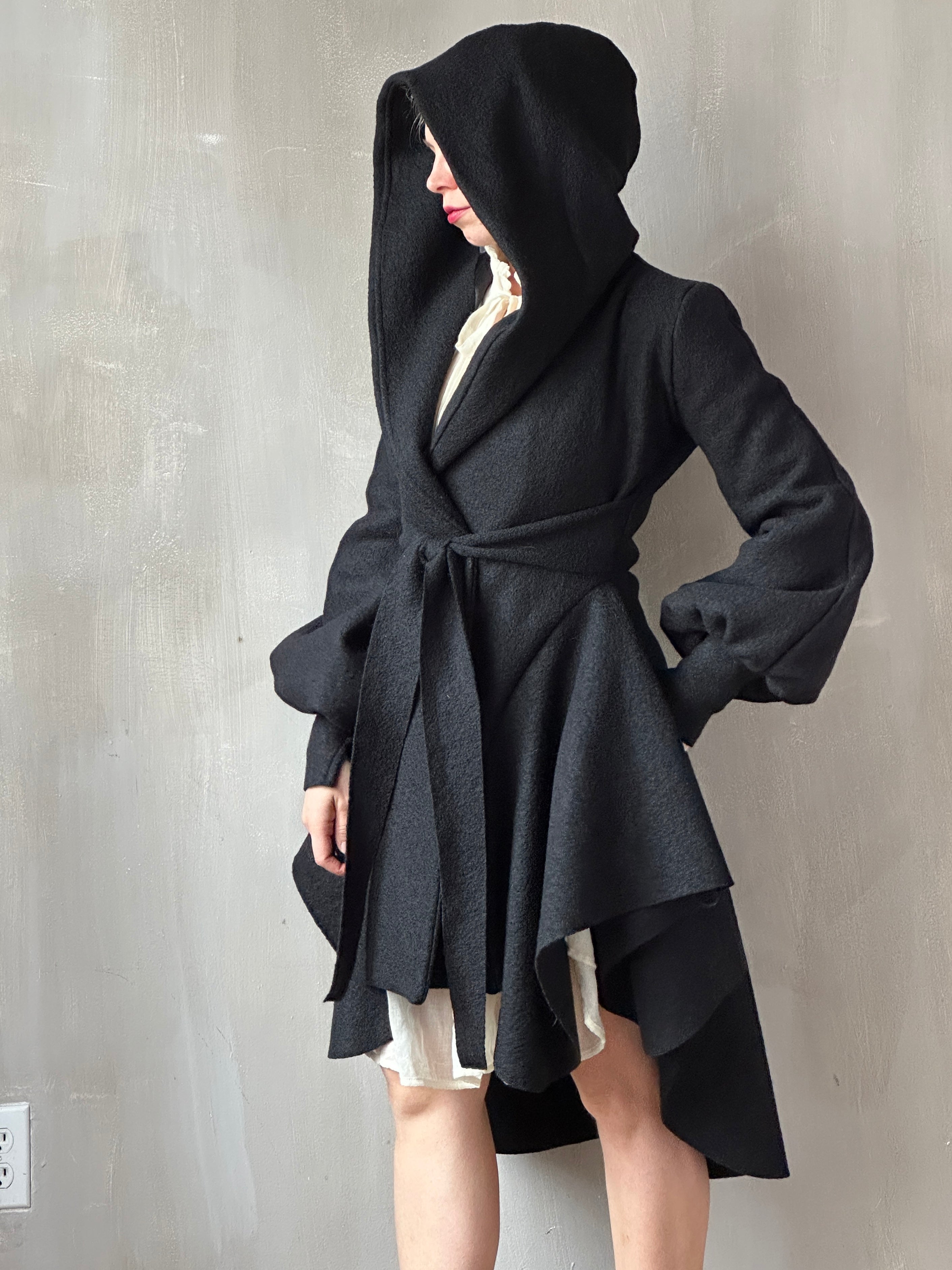 FW25: Tournure Jacket in Pure Wool (Black, In Stock, Limited Edition)