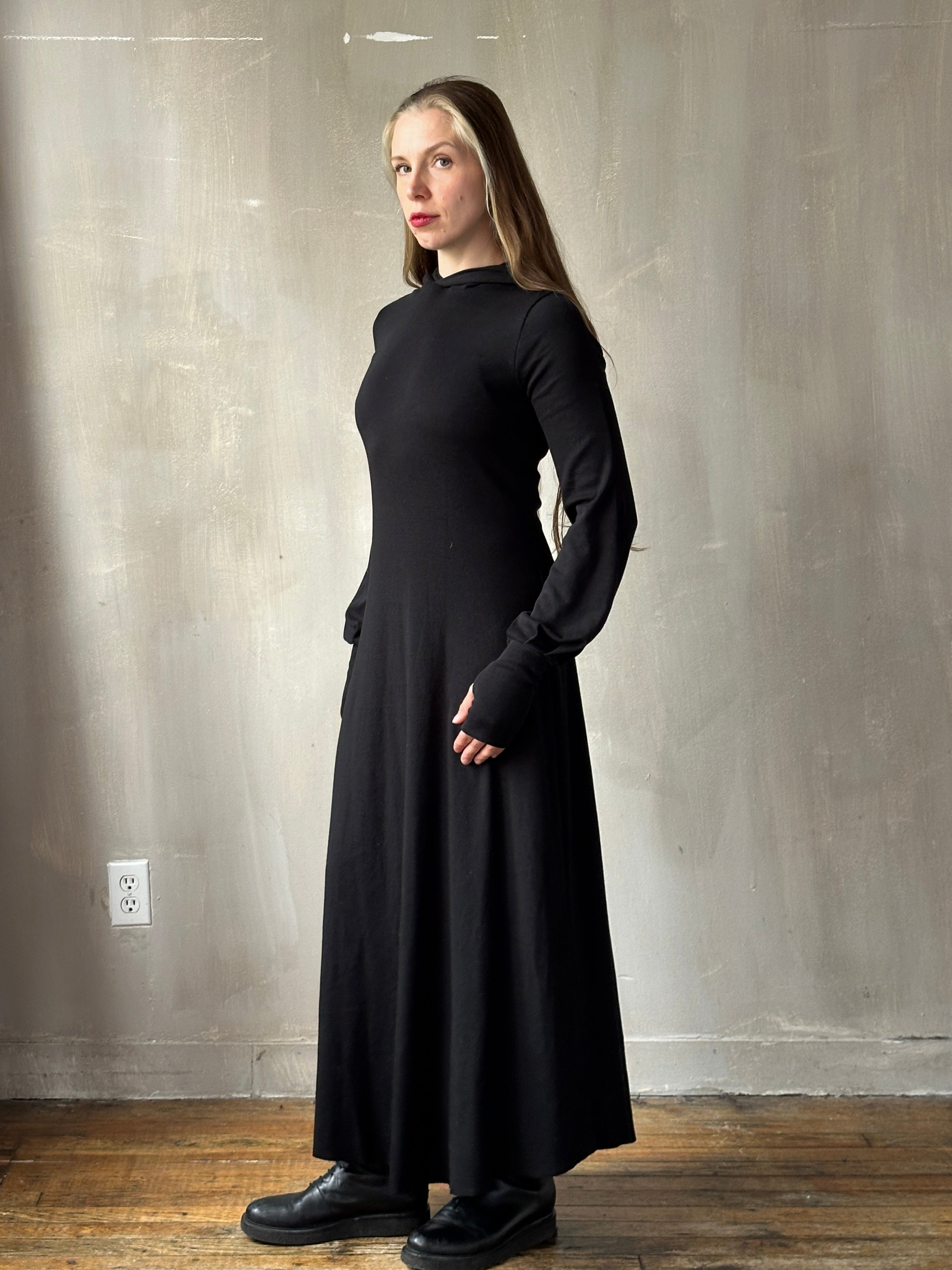 long sleeve dress with hood Womens Casual Long Sleeve Hooded Sweater Dress Ladies Stretch Hoodie Mini Dress