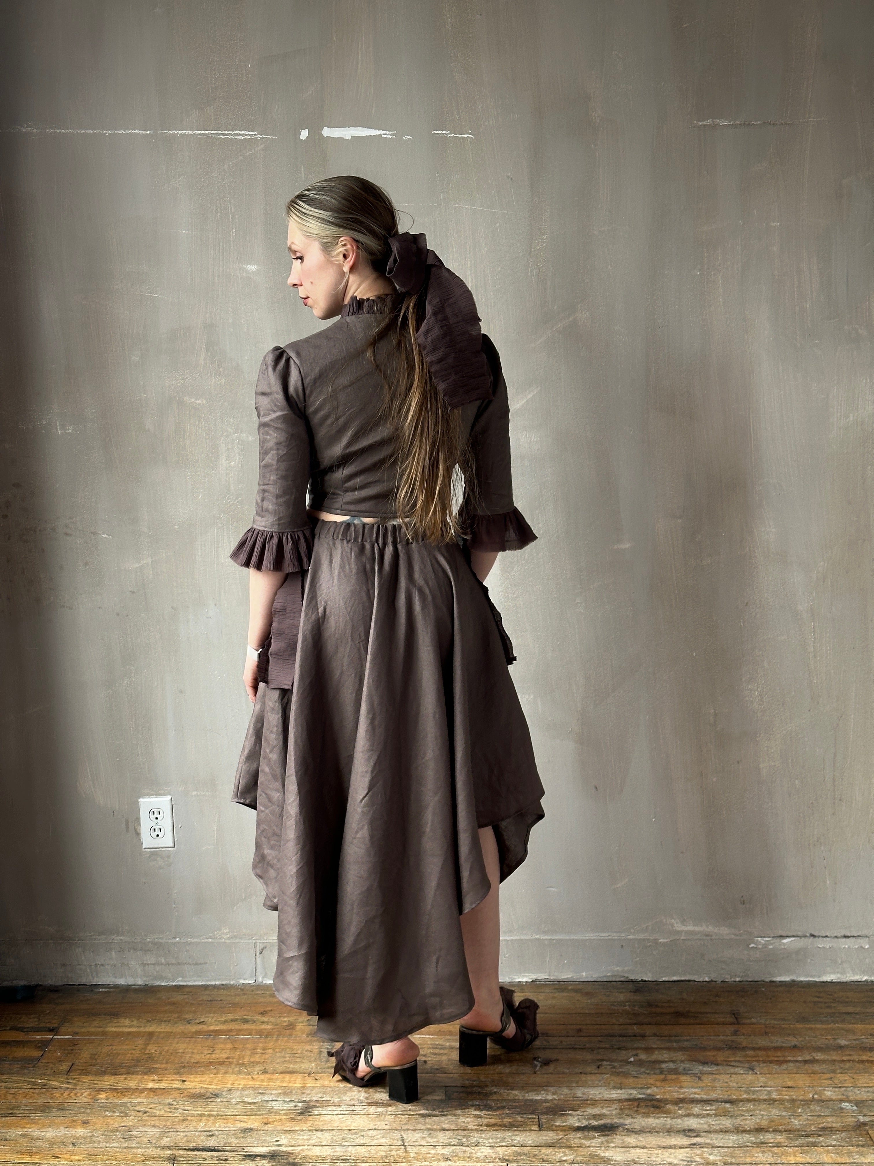 SS '26: Pastorale Set in Mauve Earth Linen (Pre-Order)