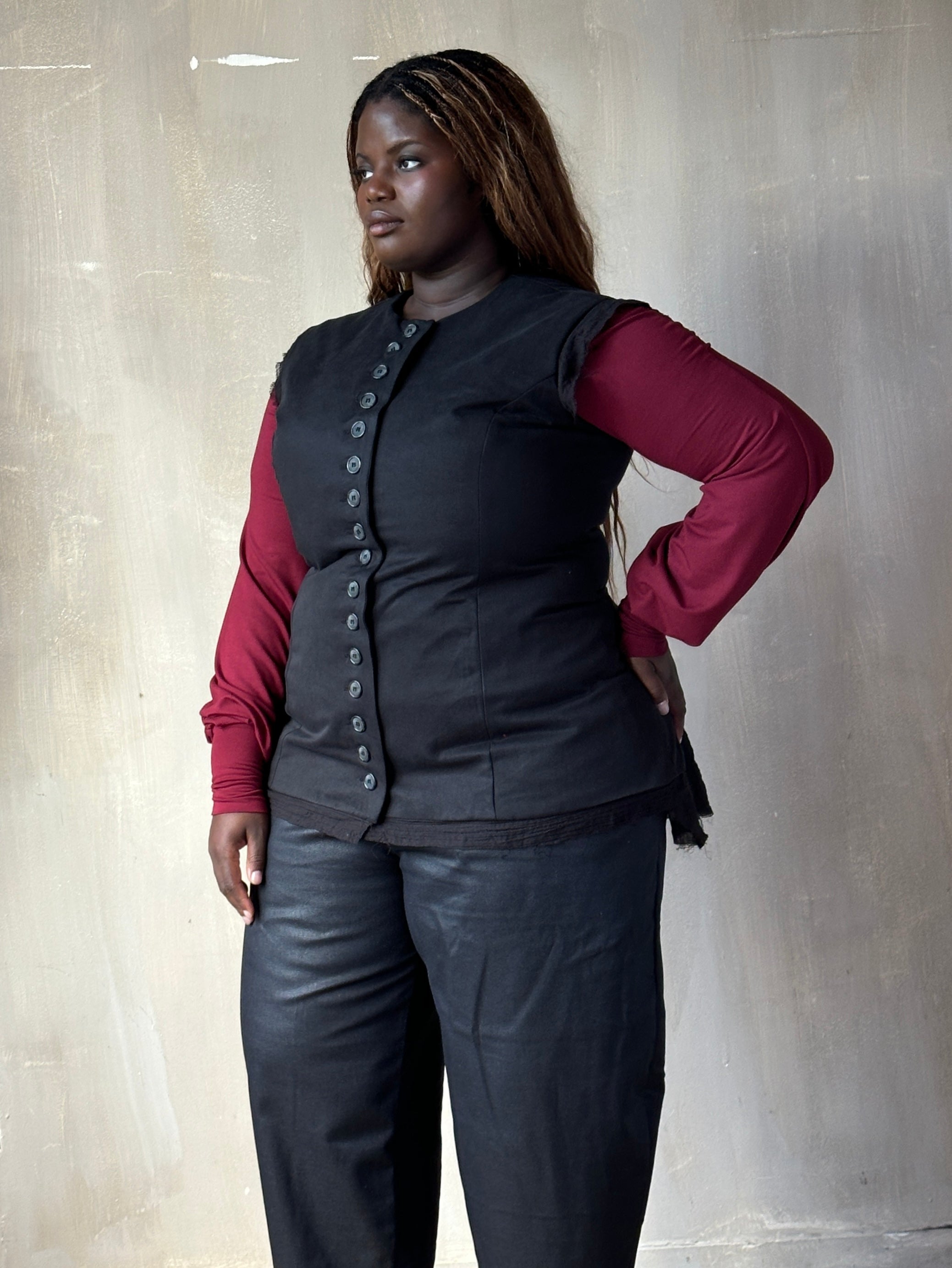 FW25: Button Tails Vest (In Stock)